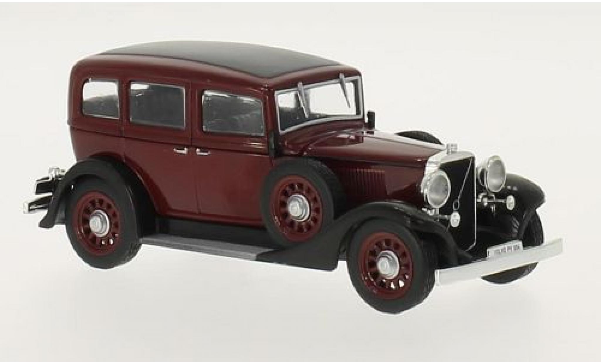 Volvo PV 1/43 WhiteBox 654 rosso/nero 1933 modellino in miniatura