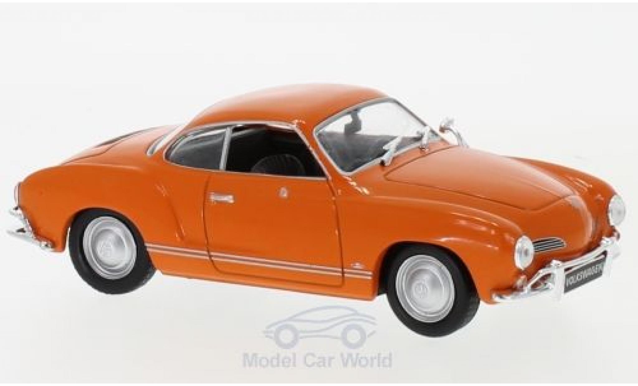 Volkswagen Karmann 1/43 WhiteBox Ghia orange 1962 modellino in miniatura
