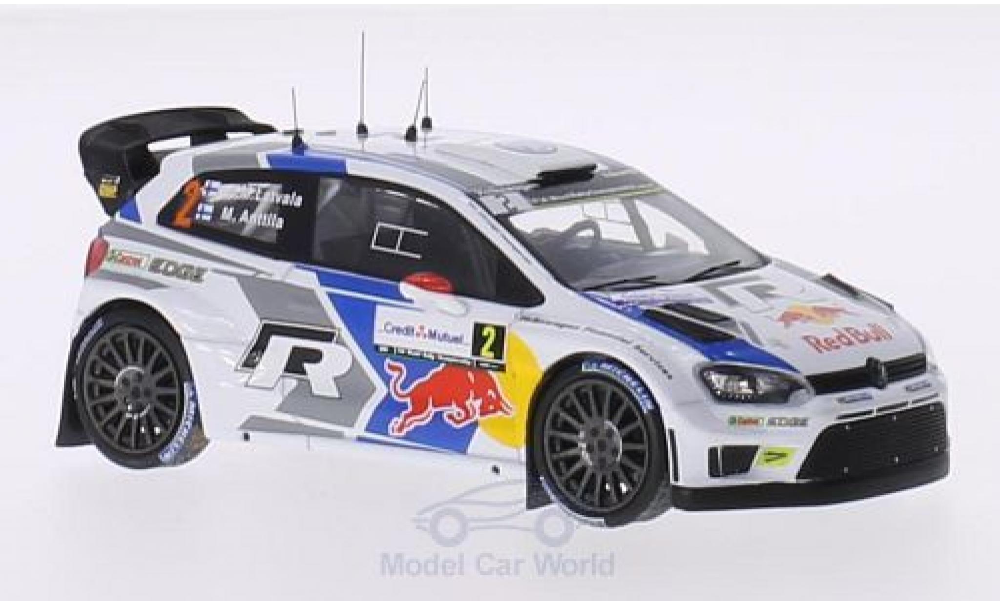 Volkswagen Polo 1/43 WhiteBox R WRC No.2 FIA World Rally Championship Rallye Frankreich 2014 J-M.Latvala/M.Anttila modellino in miniatura