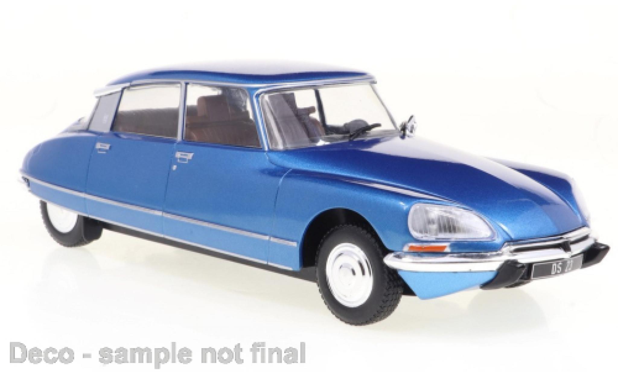 Citroen DS 1/24 WhiteBox 23 Pallas metallise blu 1973 modellino in miniatura