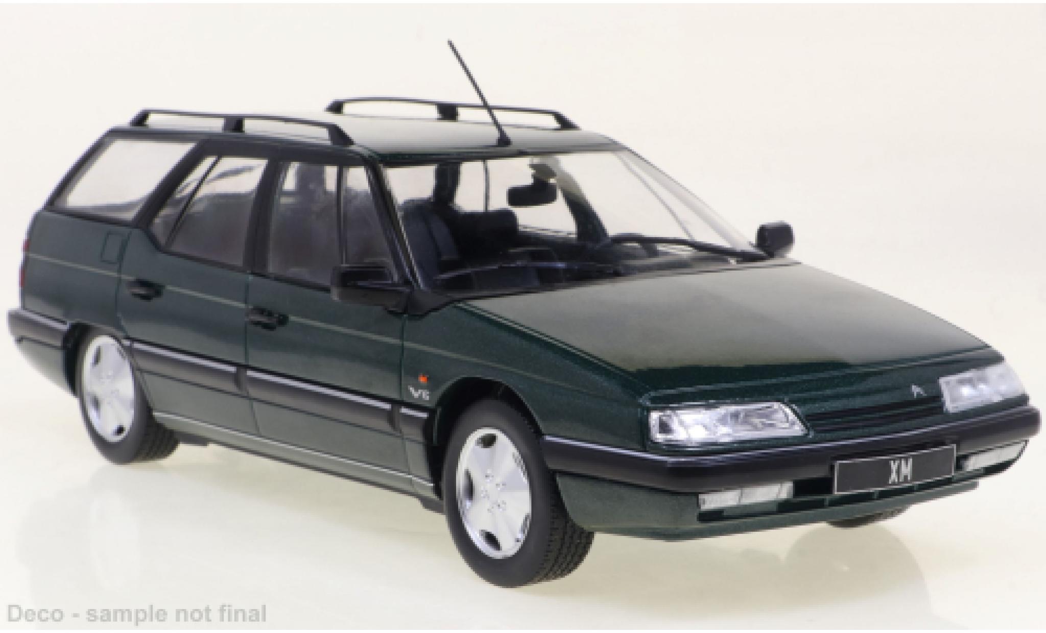 Citroen XM 1/24 WhiteBox Break metallise verde foncé 1991 modellino in miniatura