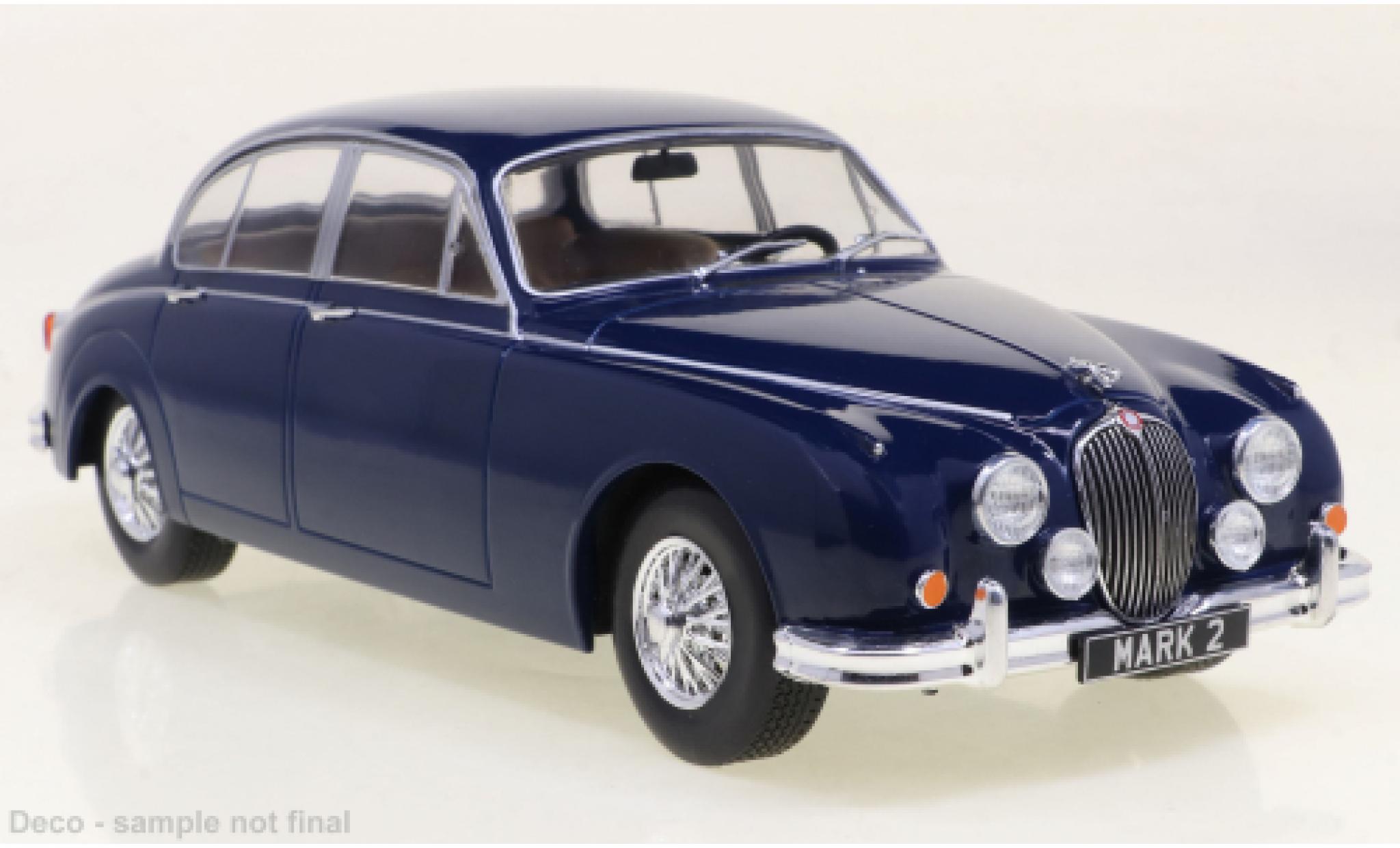 Jaguar MK 1/24 WhiteBox II blu foncé 1960 modellino in miniatura