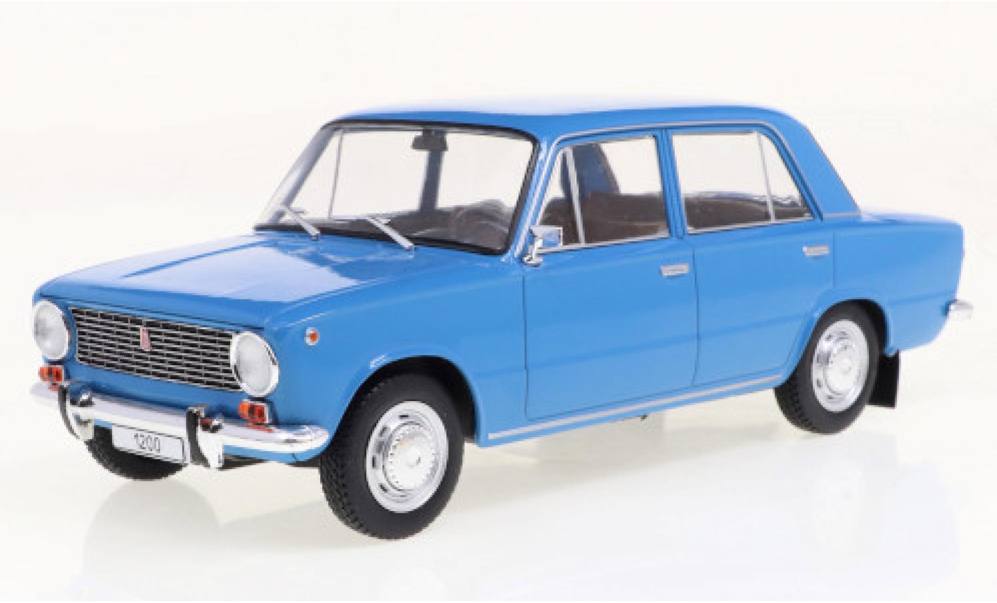 Lada 1200 1/24 WhiteBox blu modellino in miniatura