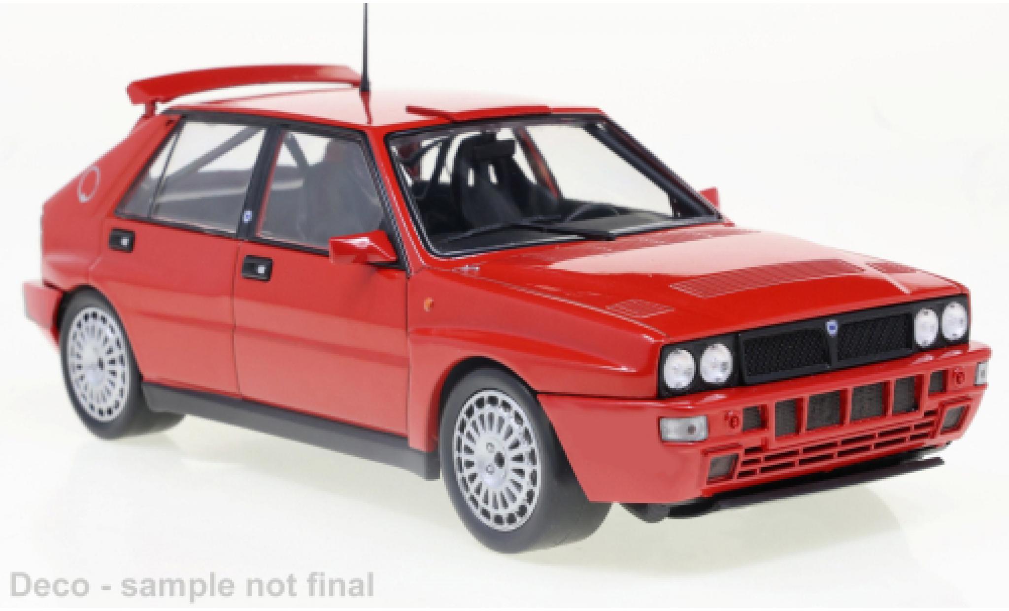 Lancia Delta 1/24 WhiteBox Integrale 16V rosso 1989 modellino in miniatura