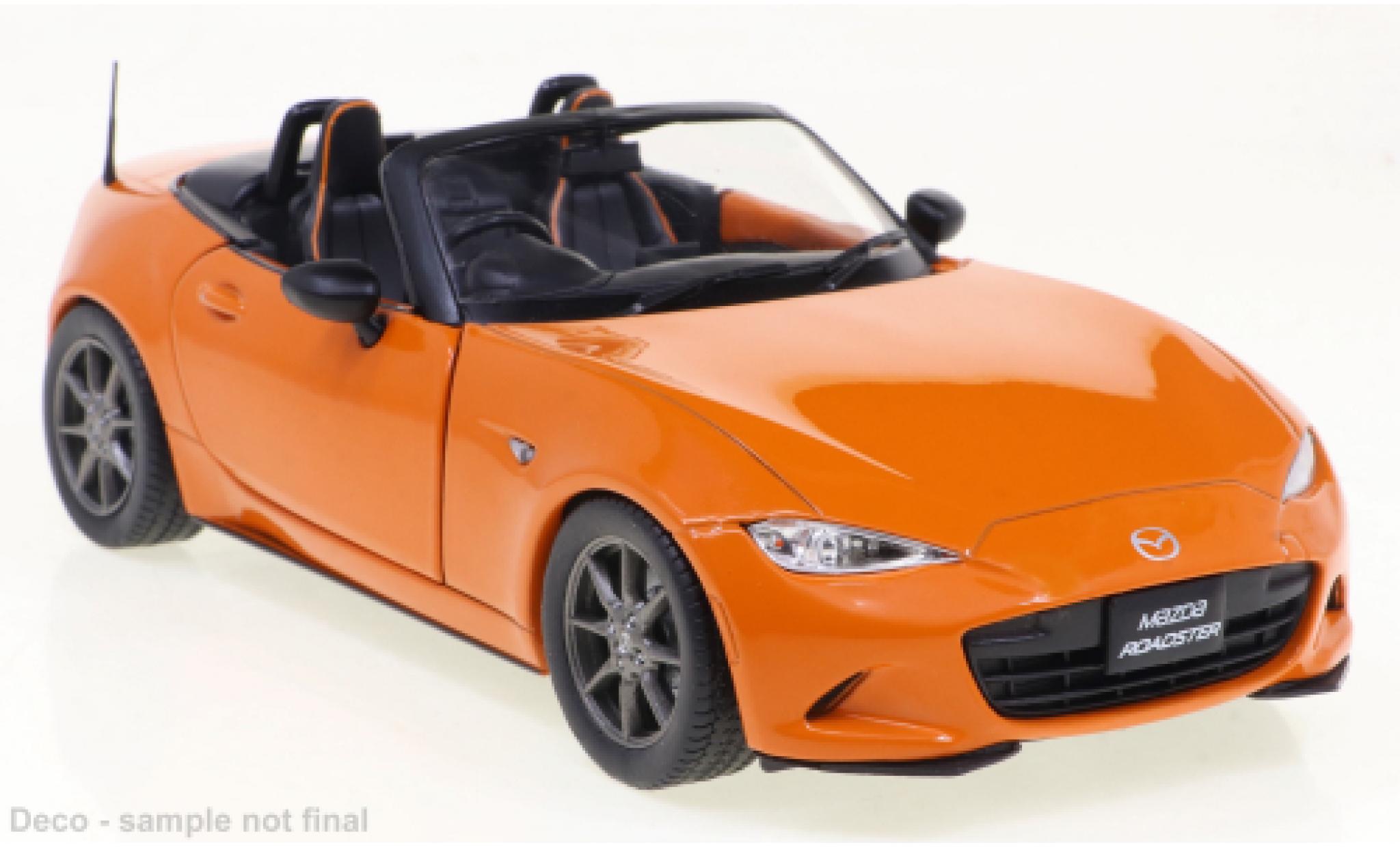 Mazda MX 1/24 WhiteBox -5 Roadster metallise orange 2019 modellino in miniatura