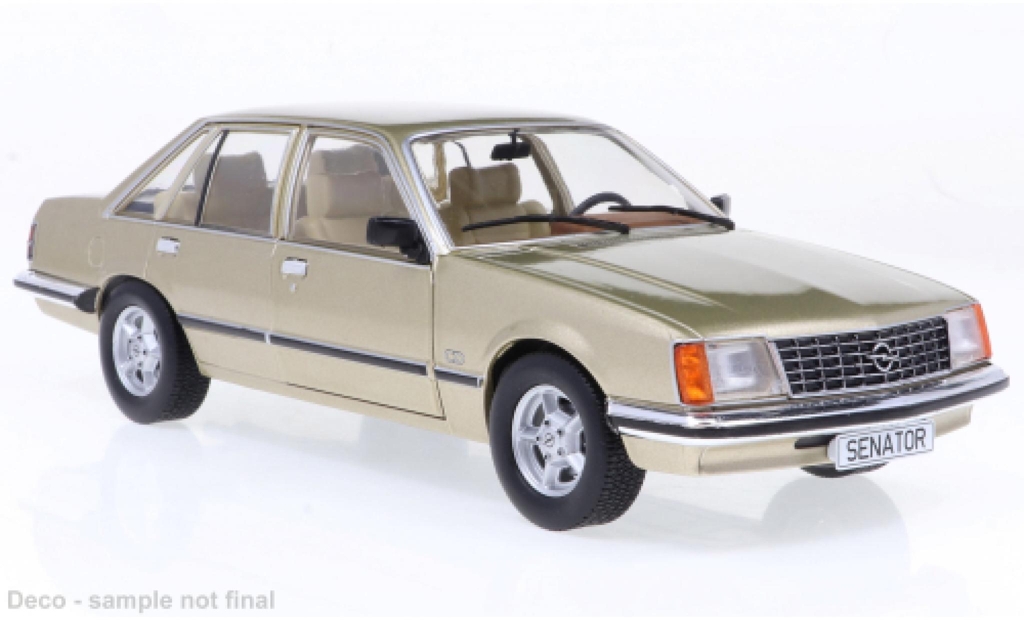Opel Senator 1/24 WhiteBox A1 gold 1978 modellino in miniatura