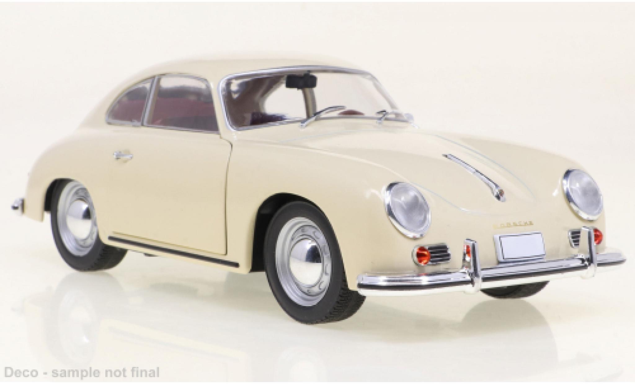 Porsche 356 1/24 WhiteBox beige clair 1959 modellino in miniatura