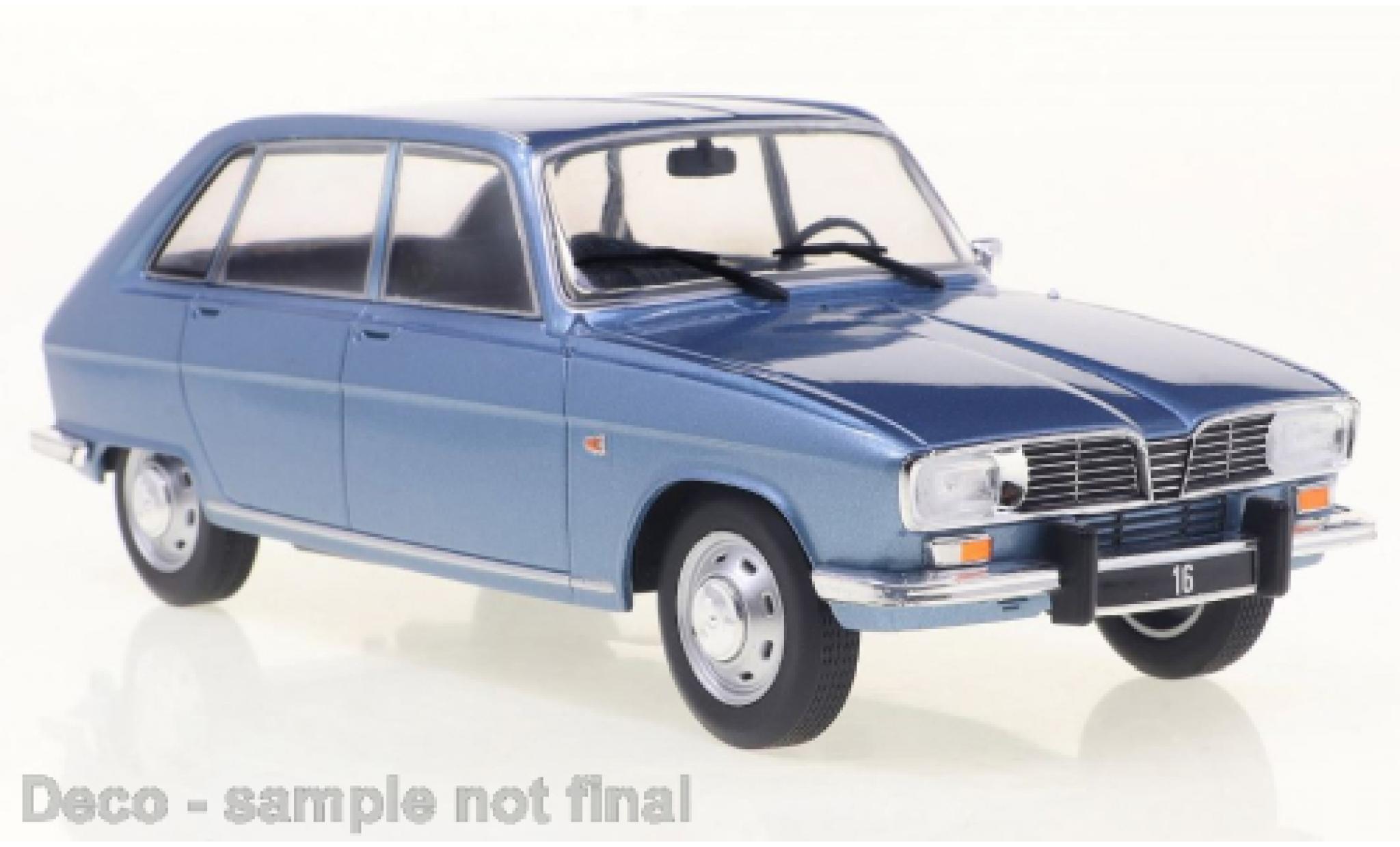 Renault 16 1/24 WhiteBox metallise blu clair 1965 modellino in miniatura