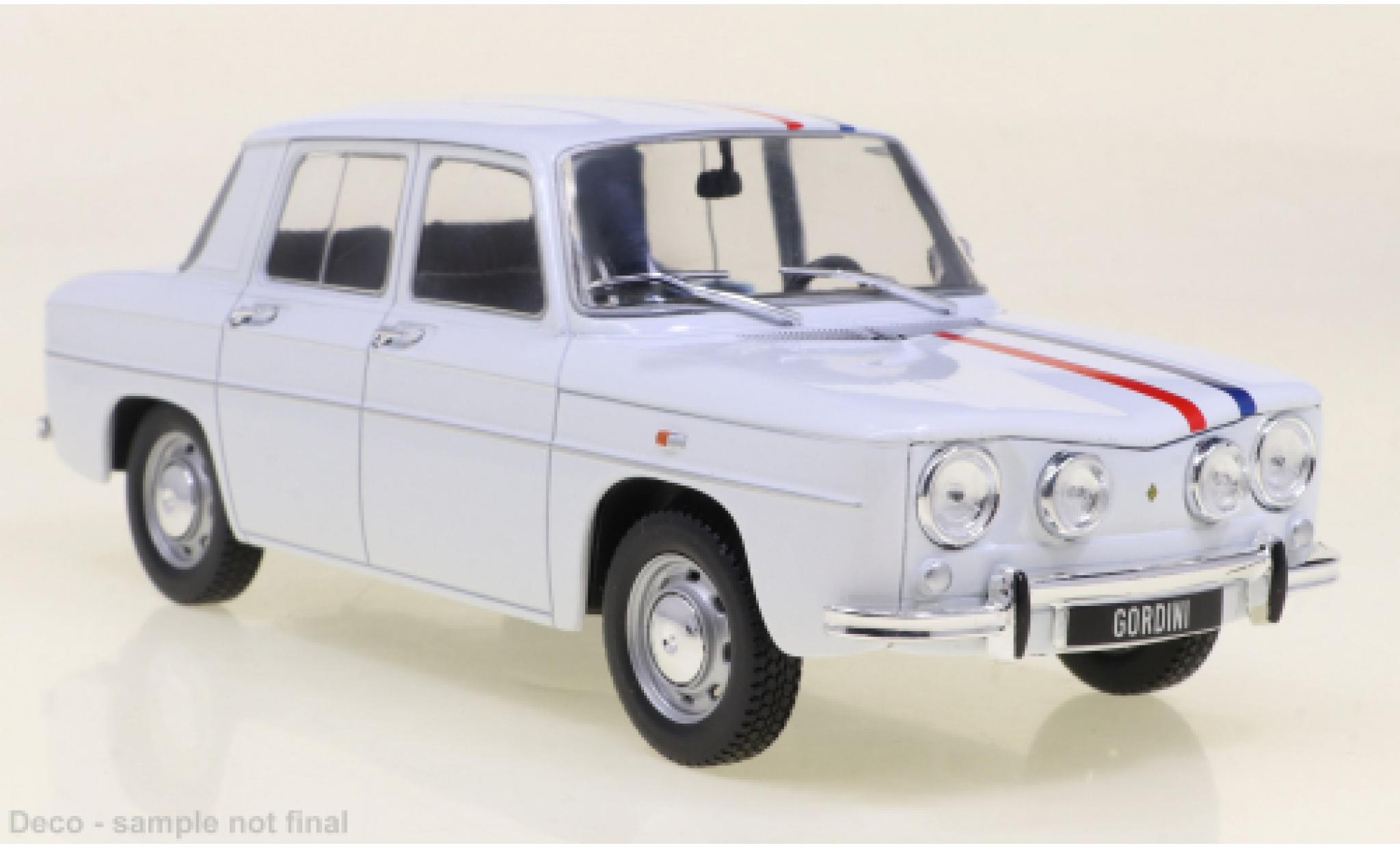 Renault 8 1/24 WhiteBox Gordini bianco 1964 modellino in miniatura