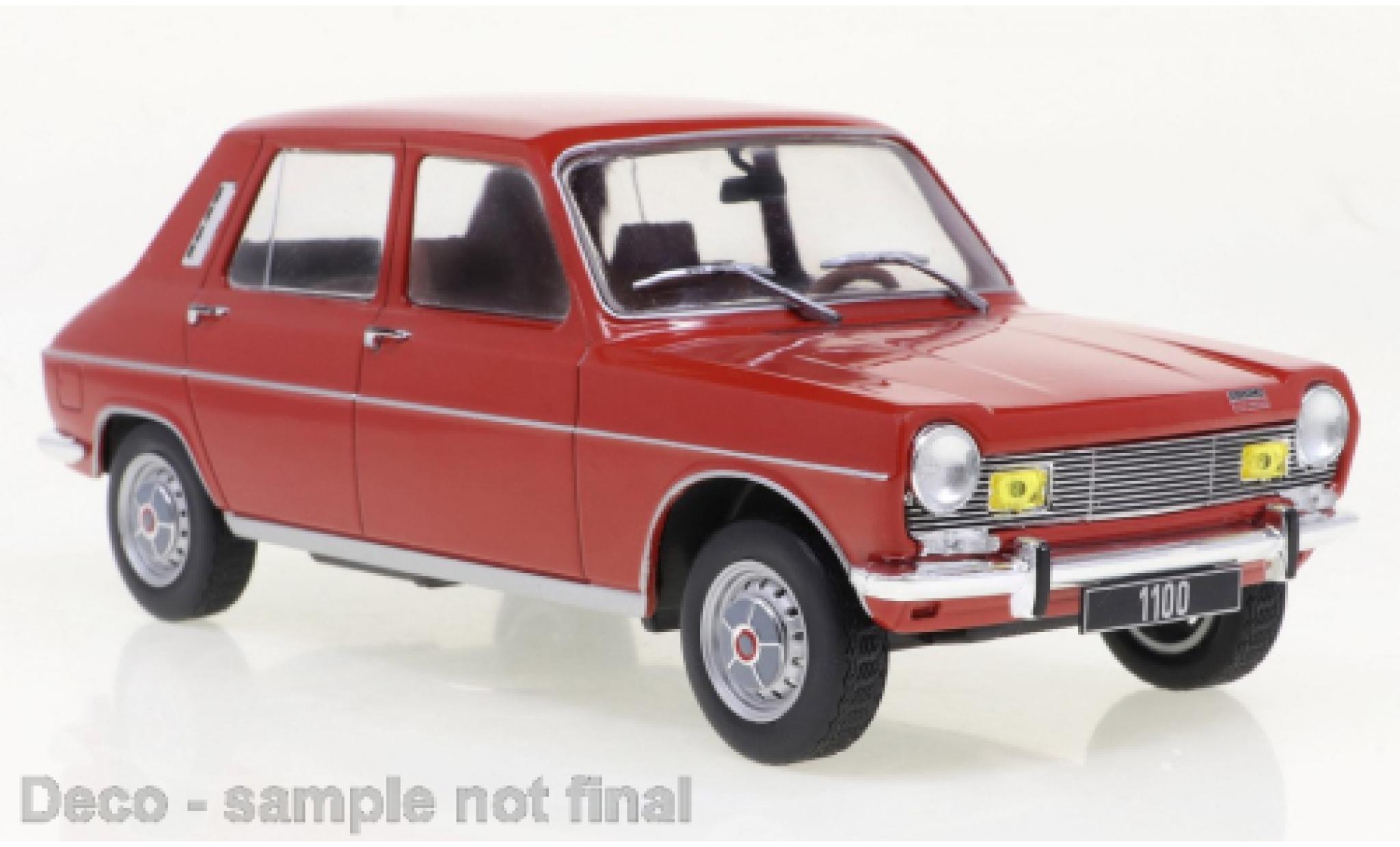 Simca 1100 1/24 WhiteBox rosso 1969 modellino in miniatura