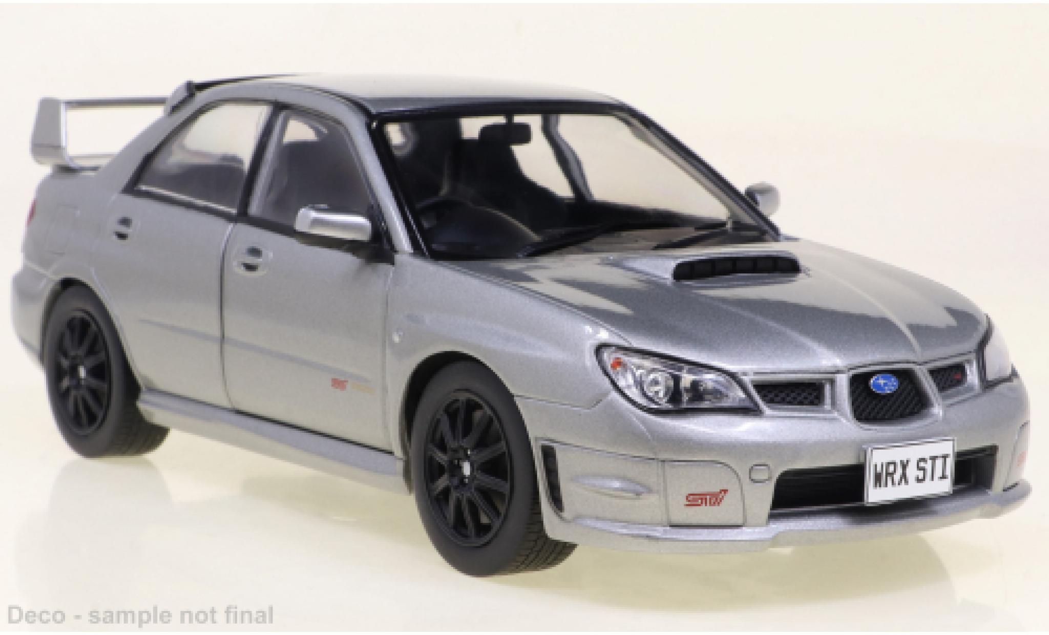 Subaru Impreza 1/24 WhiteBox WRX STi metallise grigio RHD 2006 modellino in miniatura