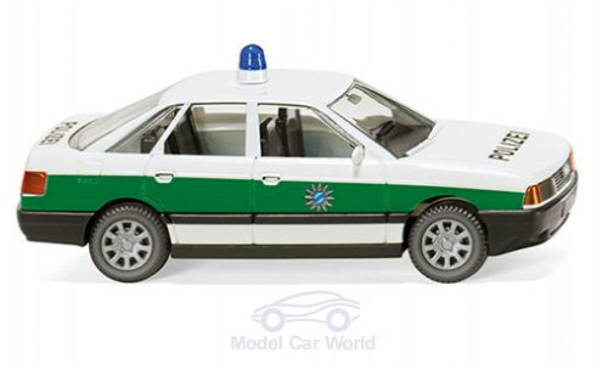 Audi 80 1/87 Wiking Polizei 1986 modellino in miniatura