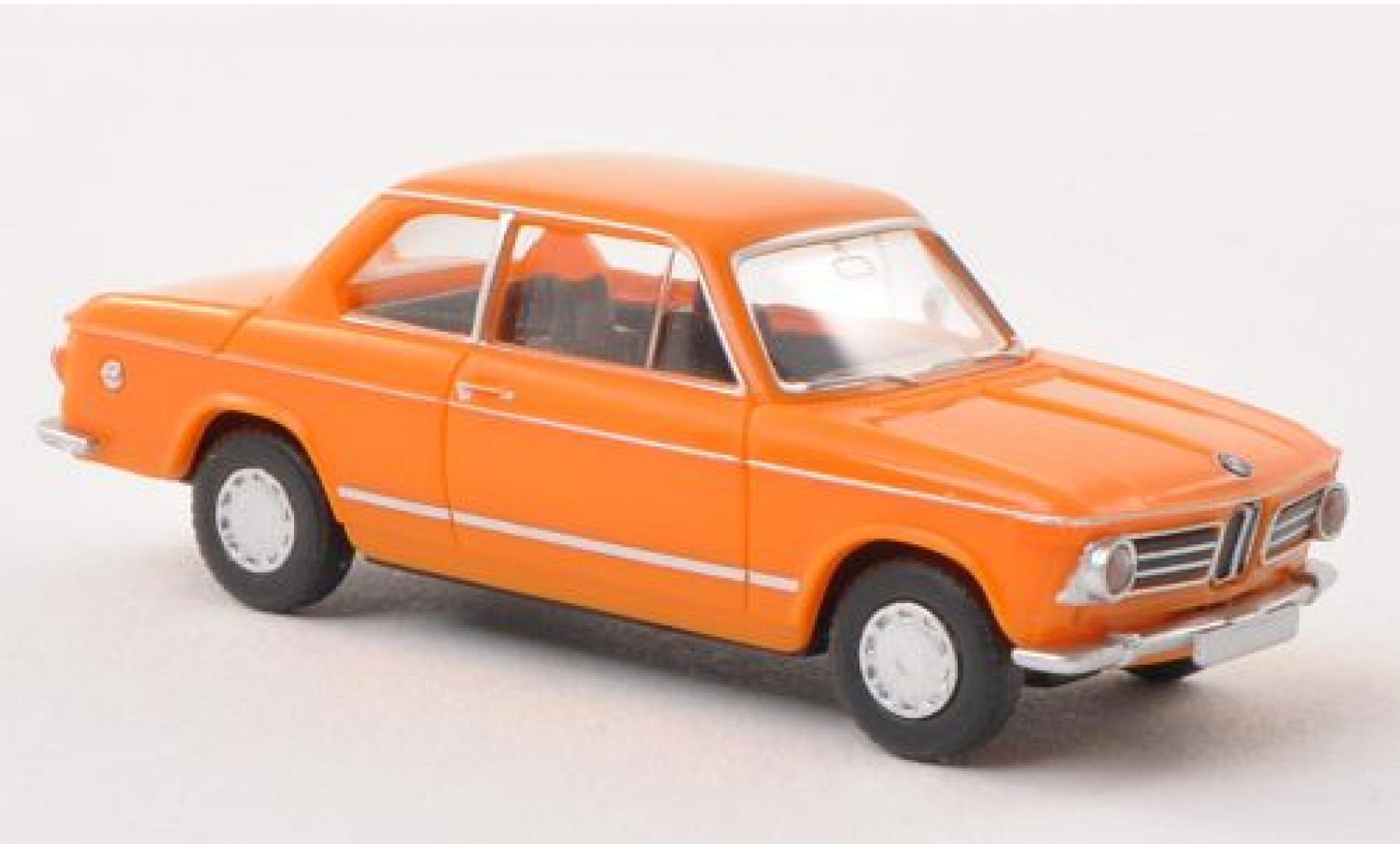 Bmw 2002 1/87 Wiking orange modellino in miniatura