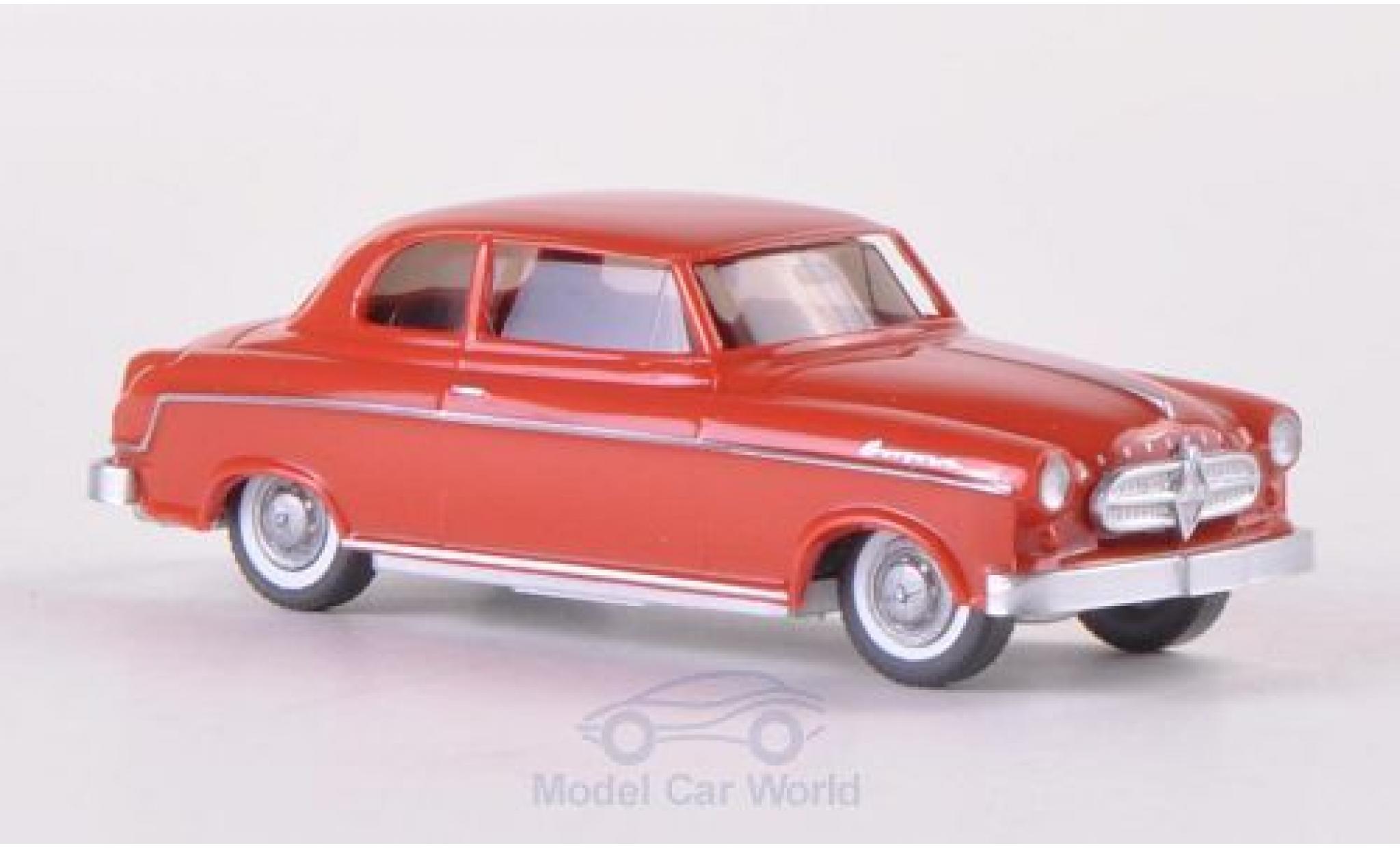 Borgward Isabella 1/87 Wiking rosso modellino in miniatura