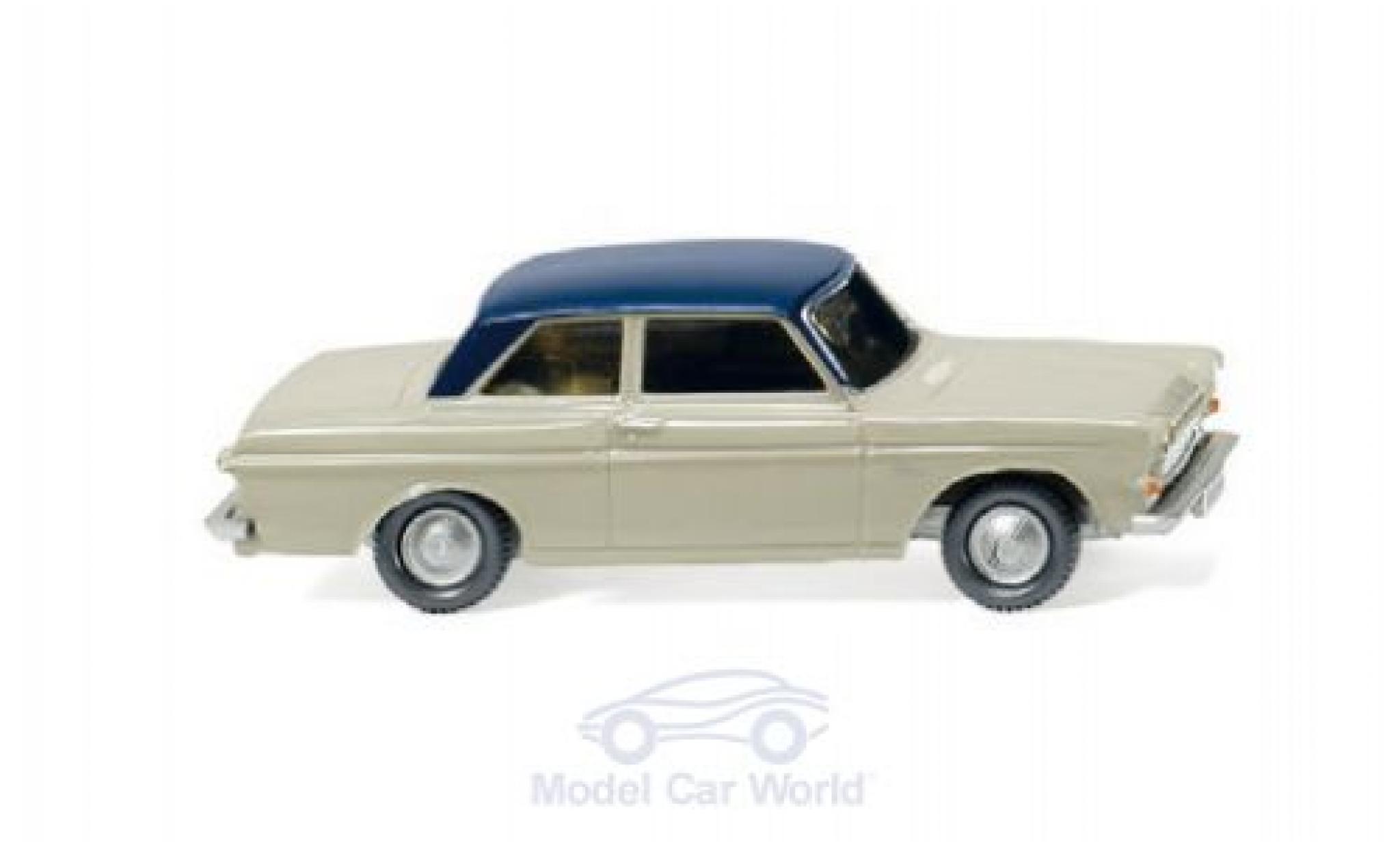 Ford Taunus 1/87 Wiking 12M (P4) grigio/blu modellino in miniatura