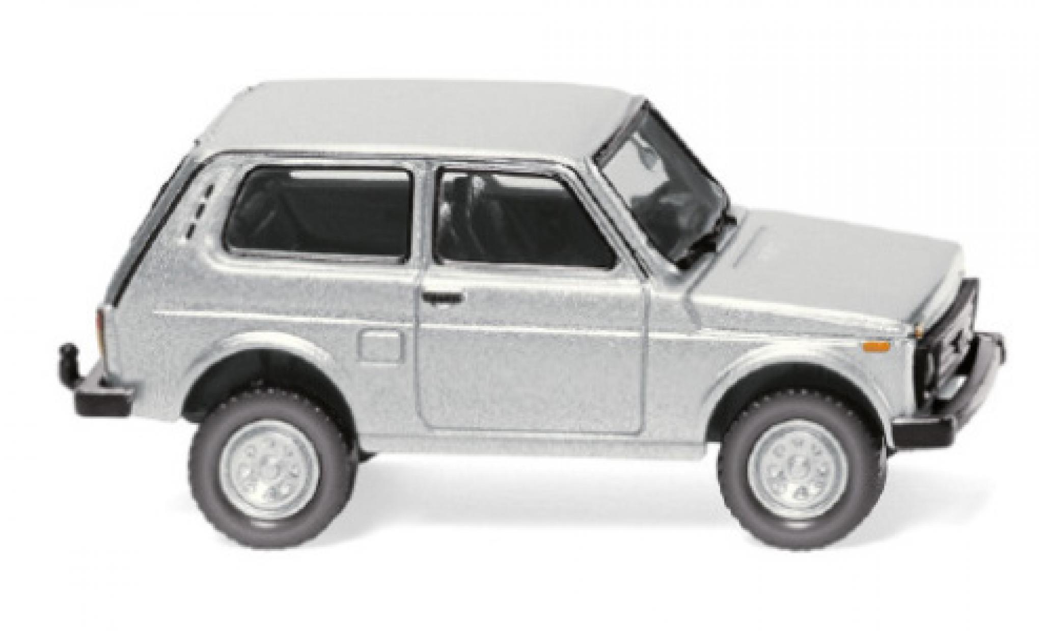 Lada Niva 1/87 Wiking grigio modellino in miniatura