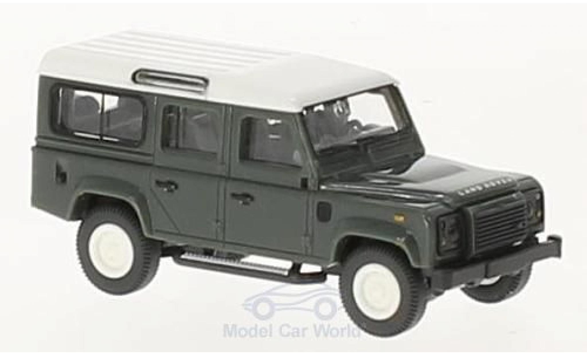 Land Rover Defender 1/87 Wiking 110 verde/bianco modellino in miniatura
