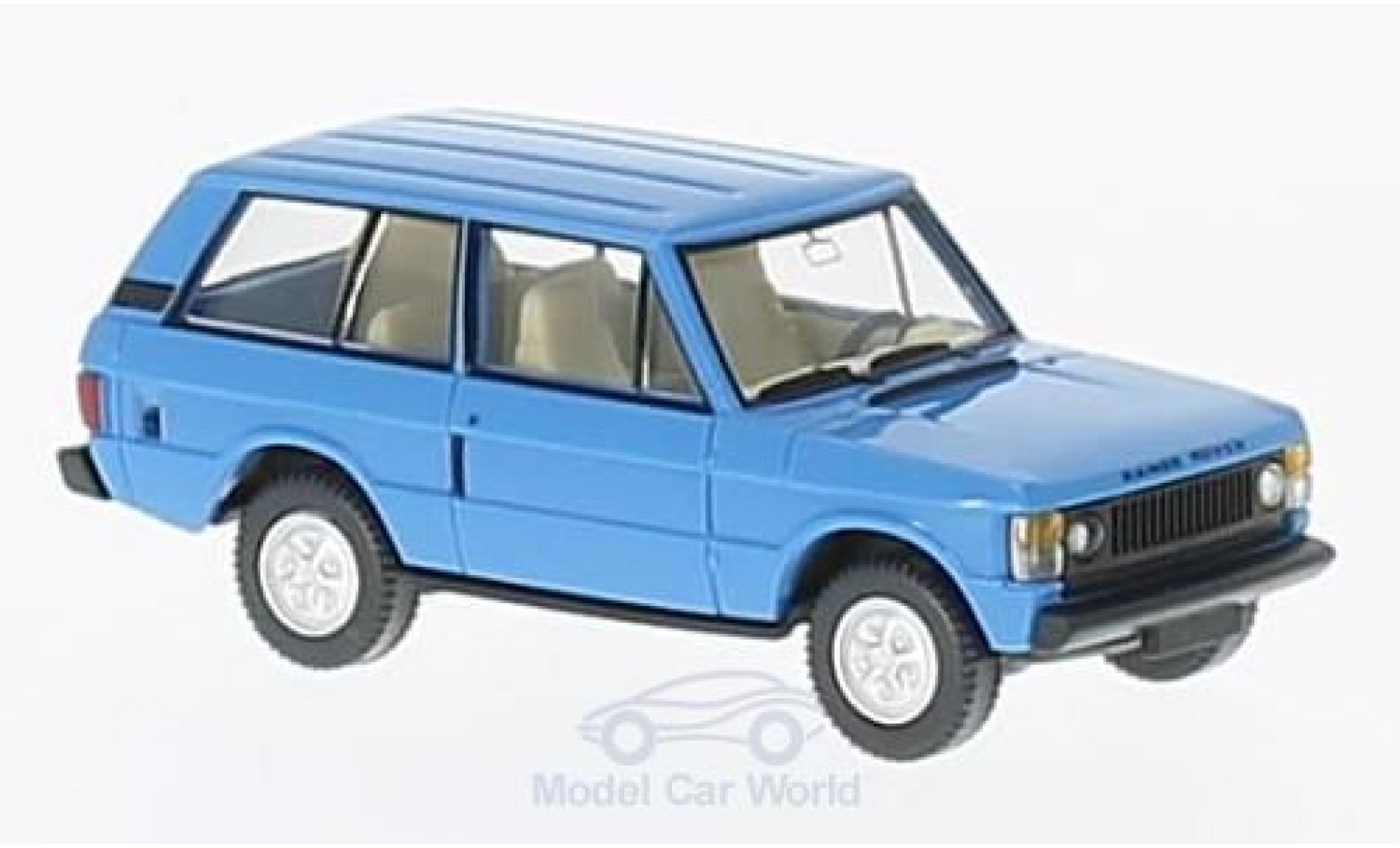 Land Rover Range Rover 1/87 Wiking blu modellino in miniatura