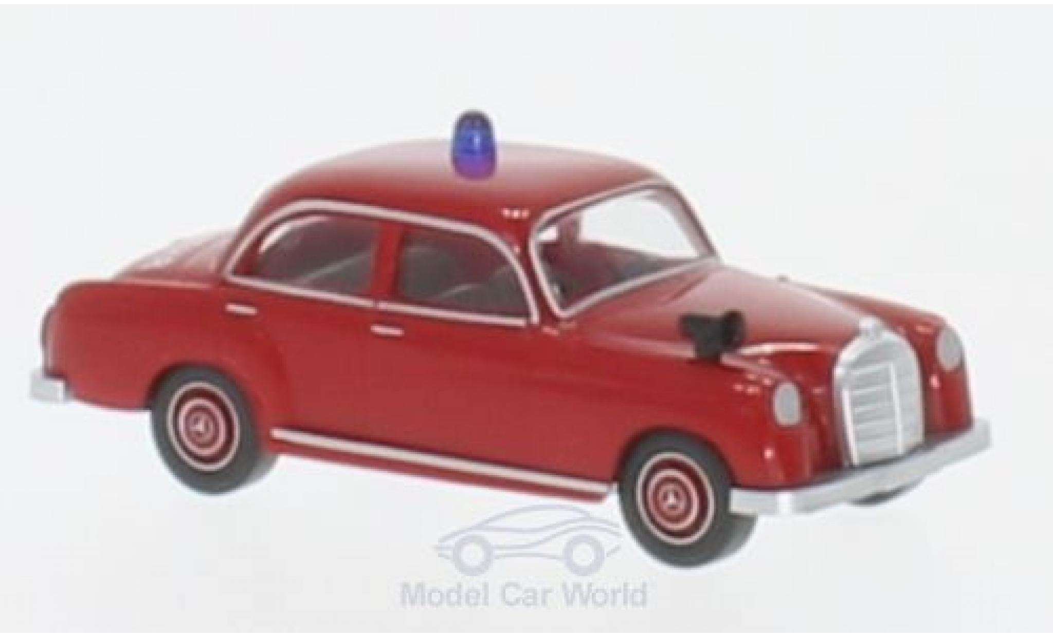 Mercedes 180 1/87 Wiking Feuerwehr modellino in miniatura