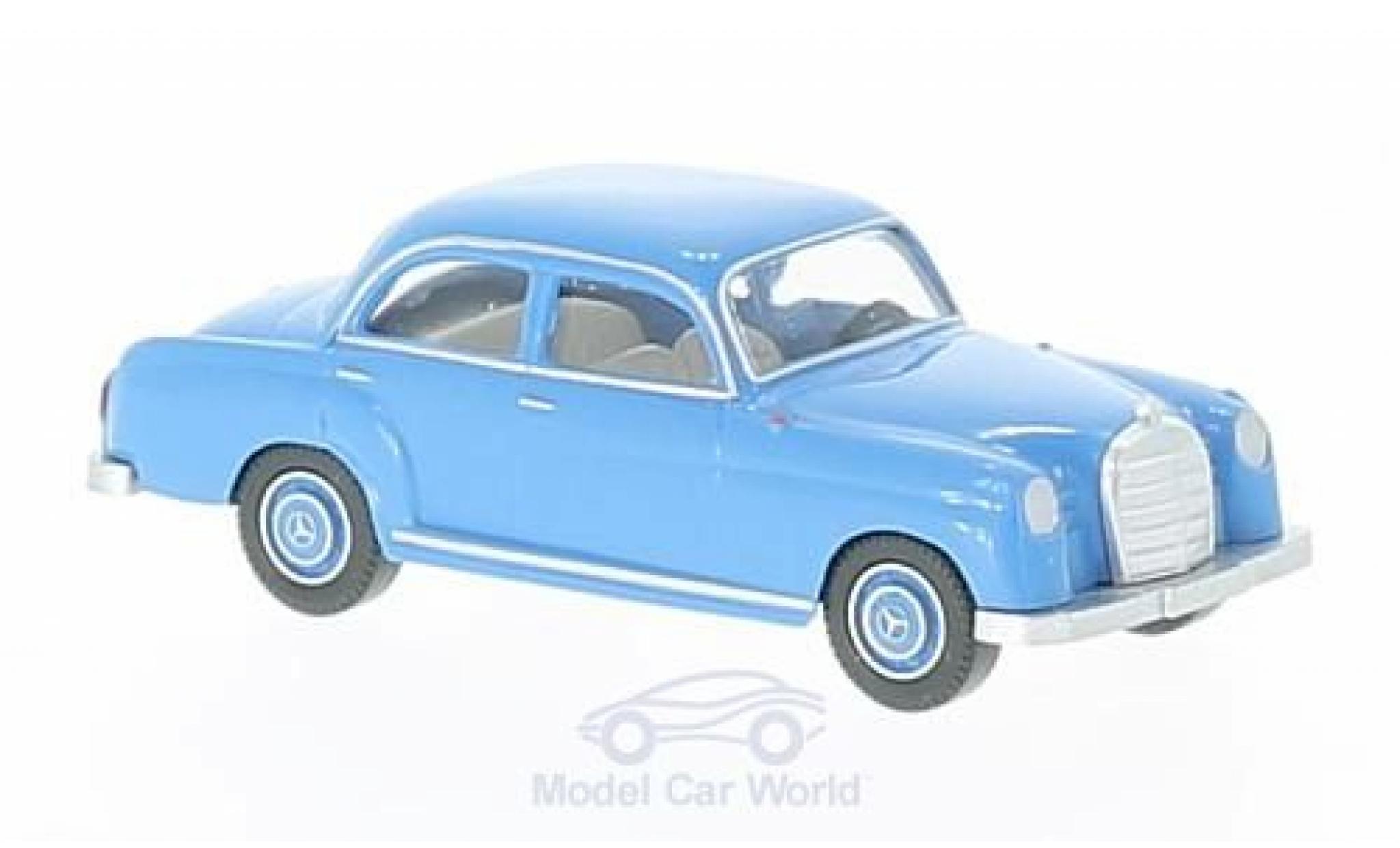 Mercedes 180 1/87 Wiking blu modellino in miniatura
