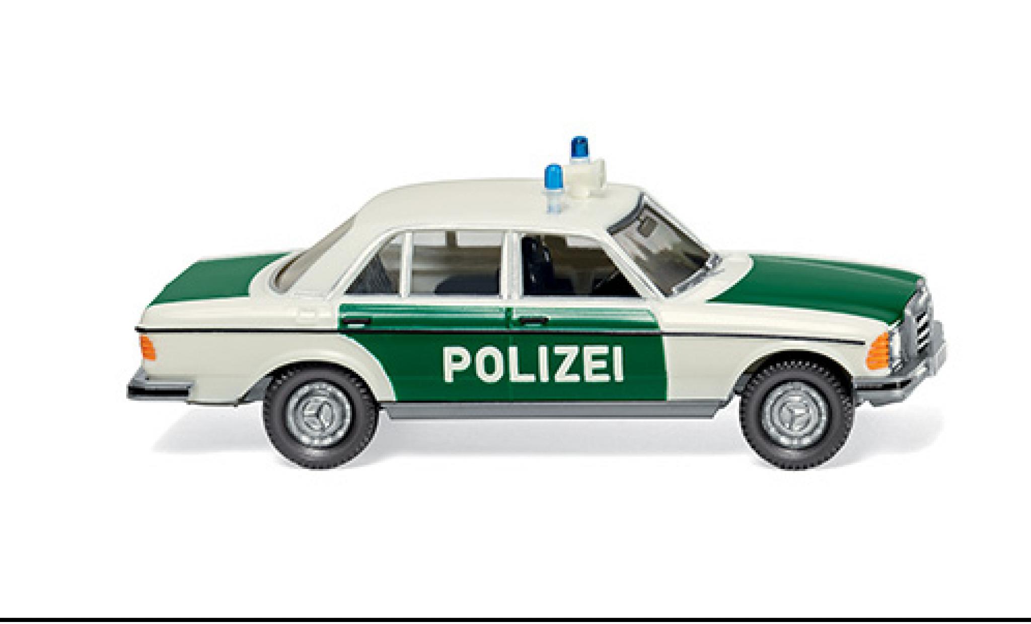 Mercedes 240 1/87 Wiking D (W123) Polizei 1975 modellino in miniatura