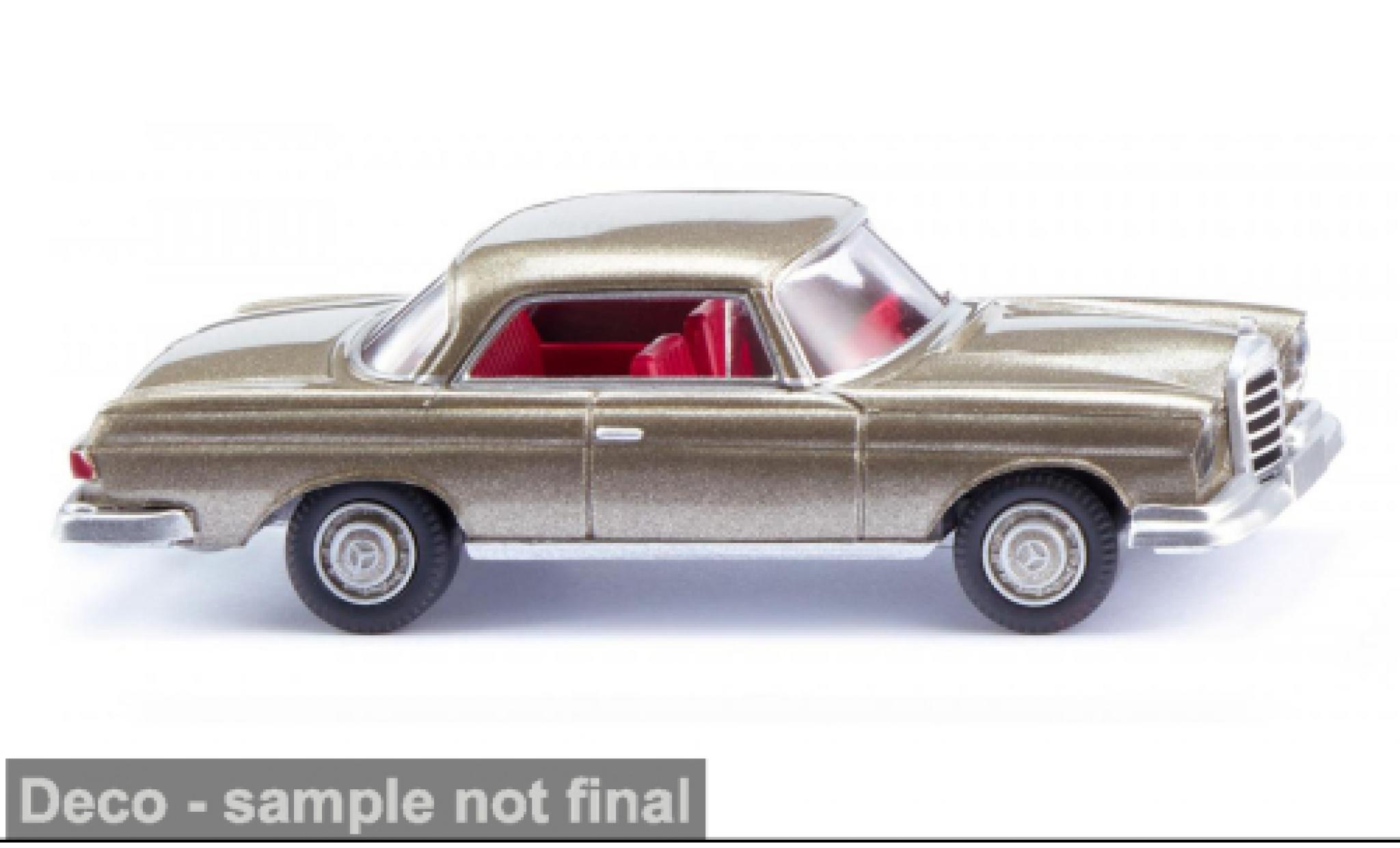Mercedes 250 1/87 Wiking SE Coupe (W111) grau 1965 1:87 modellino in miniatura