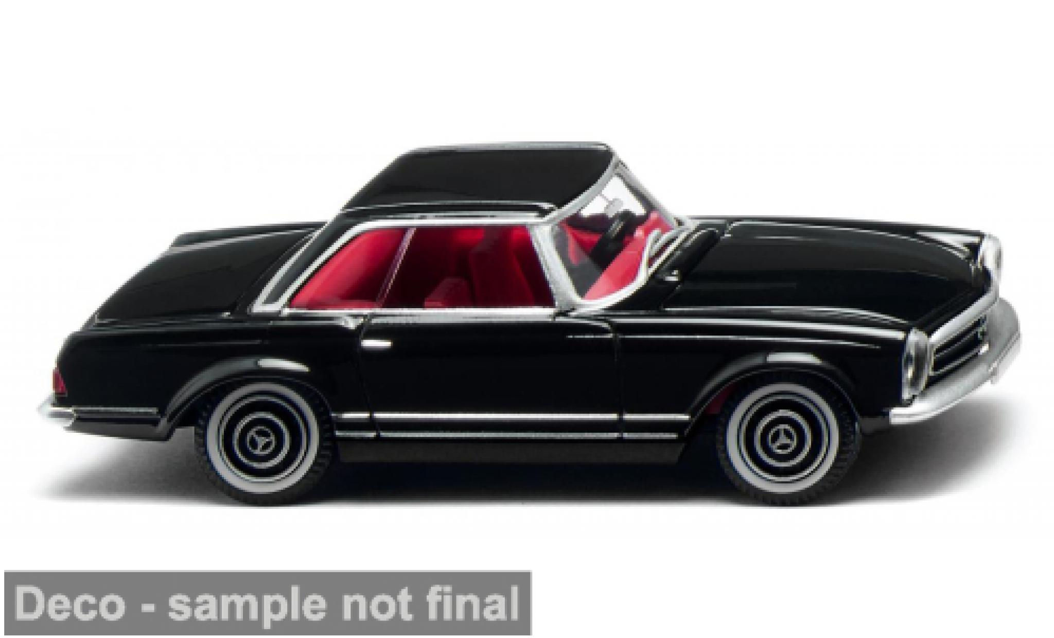 Mercedes 250 Wiking SL (W113) schwarz 1963 1:87 modellino in miniatura