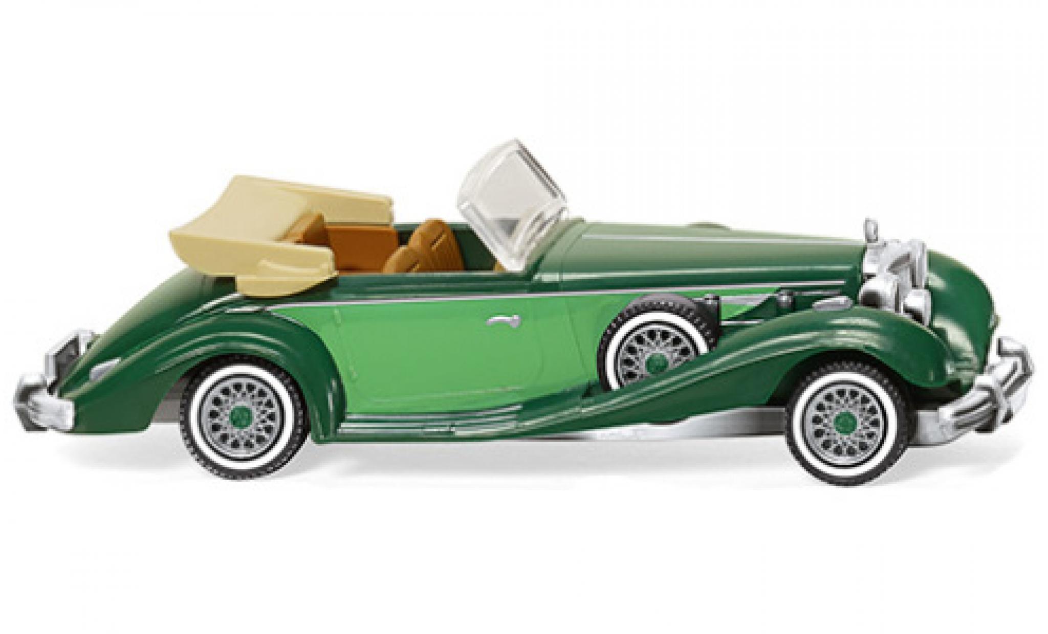 Mercedes 540 1/87 Wiking K Cabriolet verde/verde 1936 modellino in miniatura