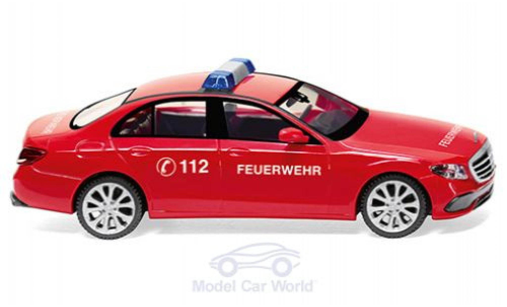 Mercedes Classe E 1/87 Wiking (W213) Feuerwehr modellino in miniatura