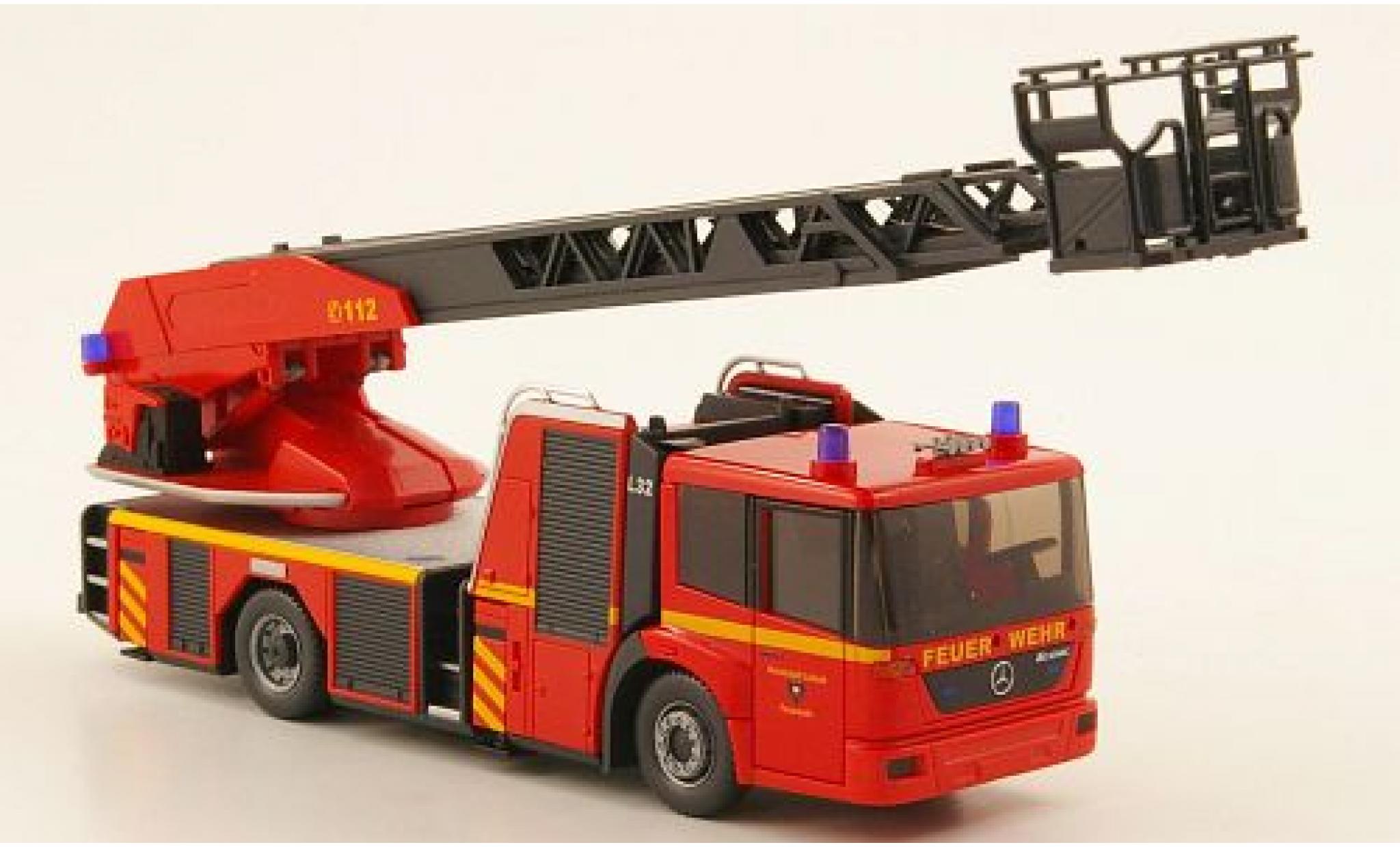 Mercedes Econic 1/87 Wiking Metz DL 32 Feuerwehr Lübeck modellino in miniatura