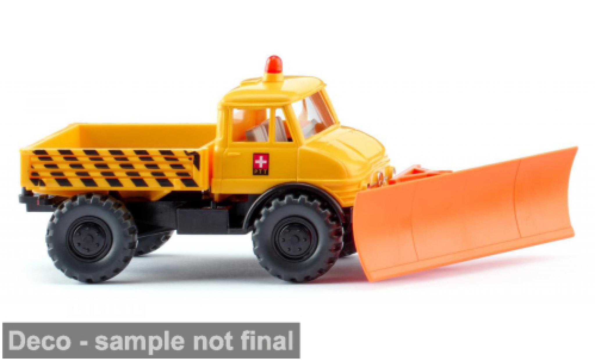 Mercedes Unimog 1/87 Wiking U 406 1963 Schweizer Post (CH) 1:87 modellino in miniatura