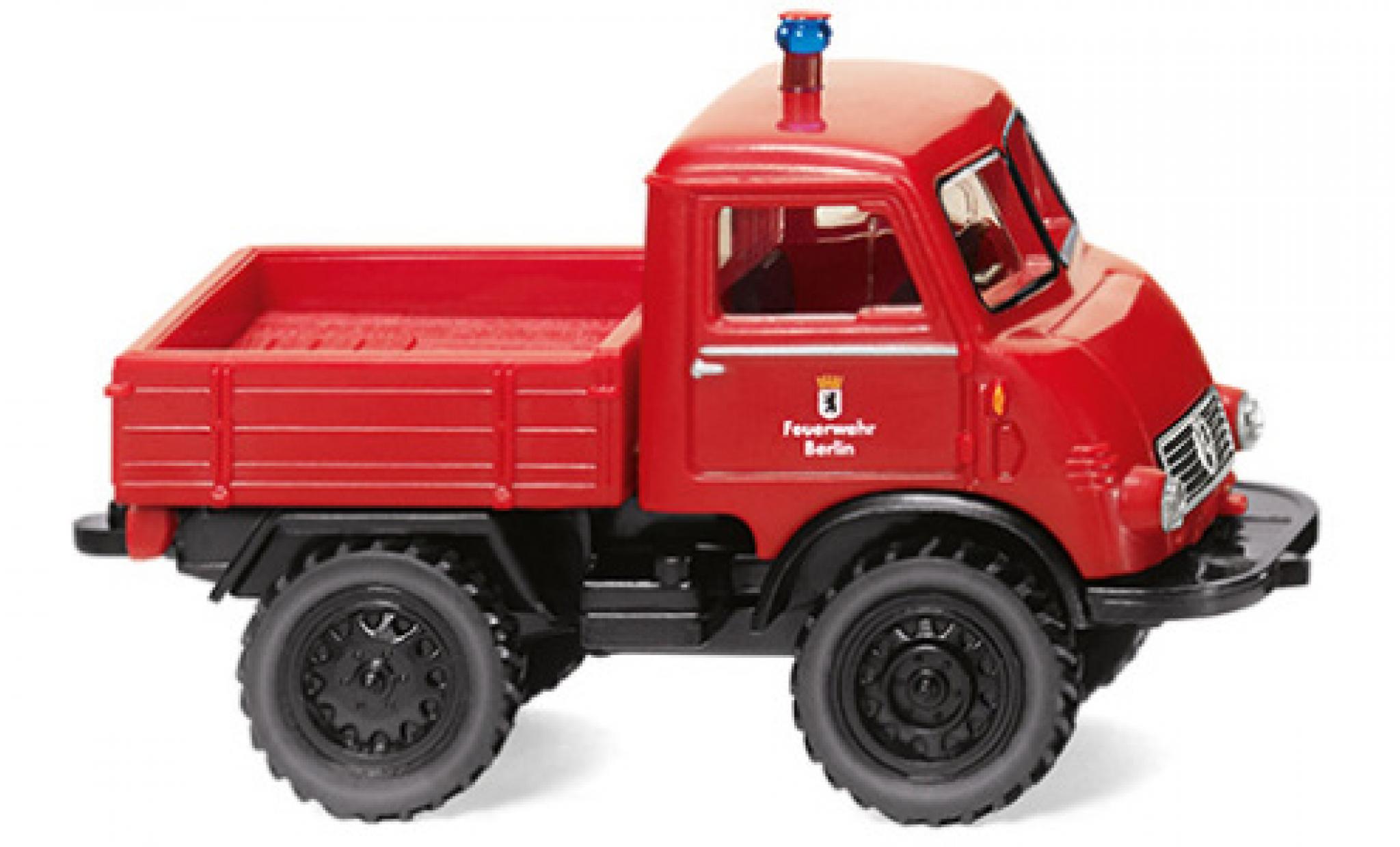 Mercedes Unimog 1/87 Wiking U401 Feuerwehr 1950 modellino in miniatura