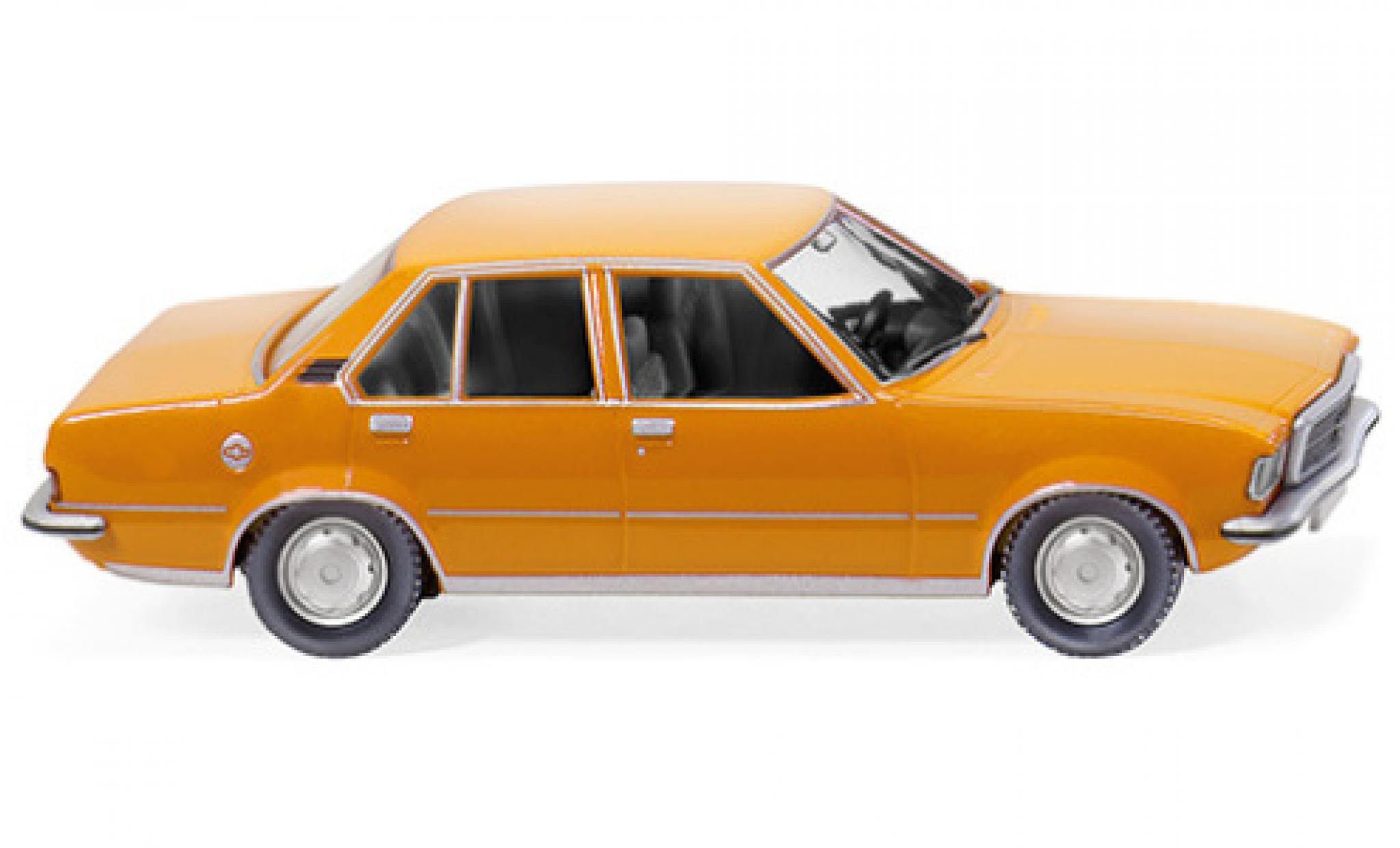 Opel Rekord 1/87 Wiking D orange 1971 modellino in miniatura