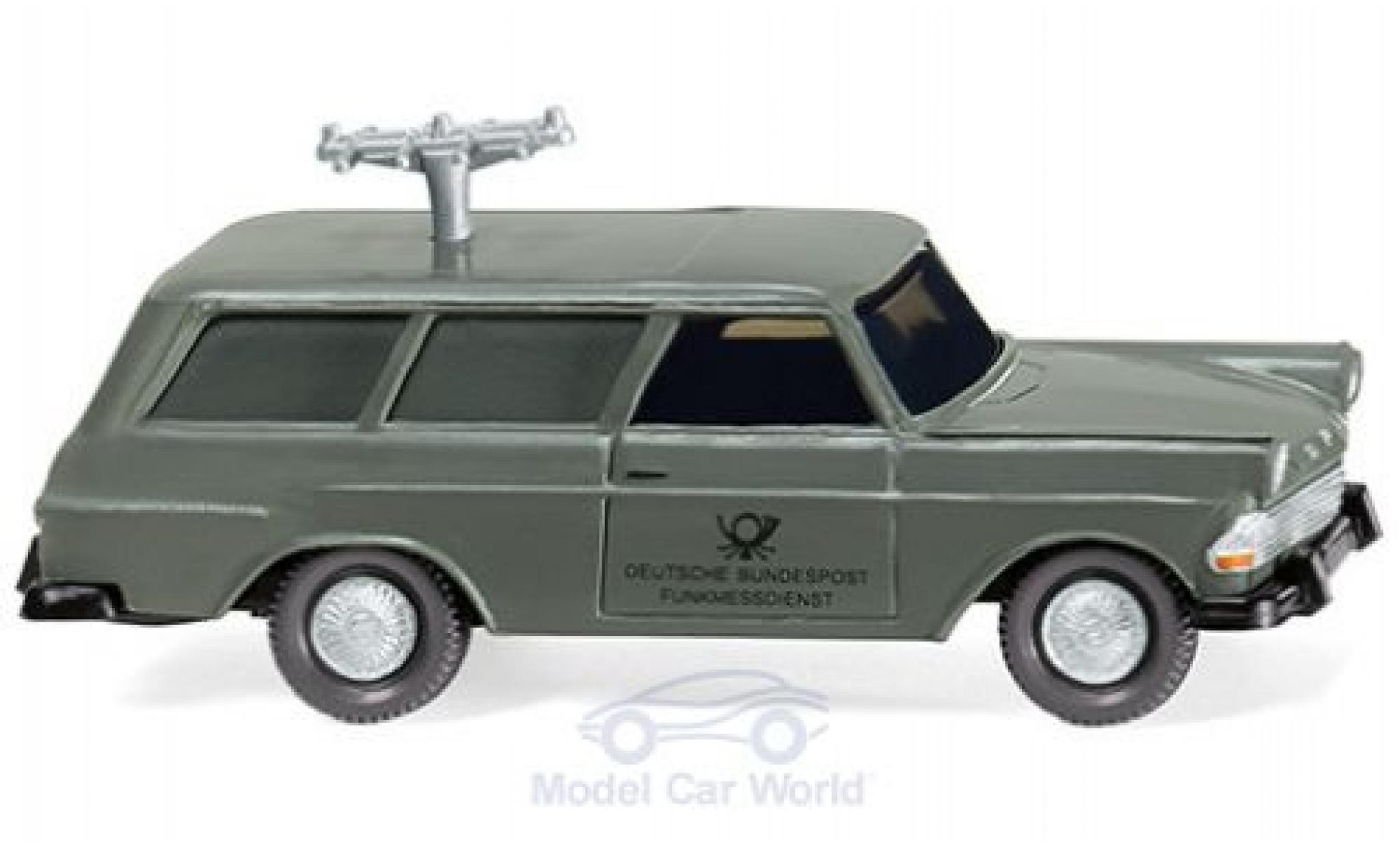 Opel Rekord 1/87 Wiking P2 Caravan Fernmeldedienst 1960 modellino in miniatura