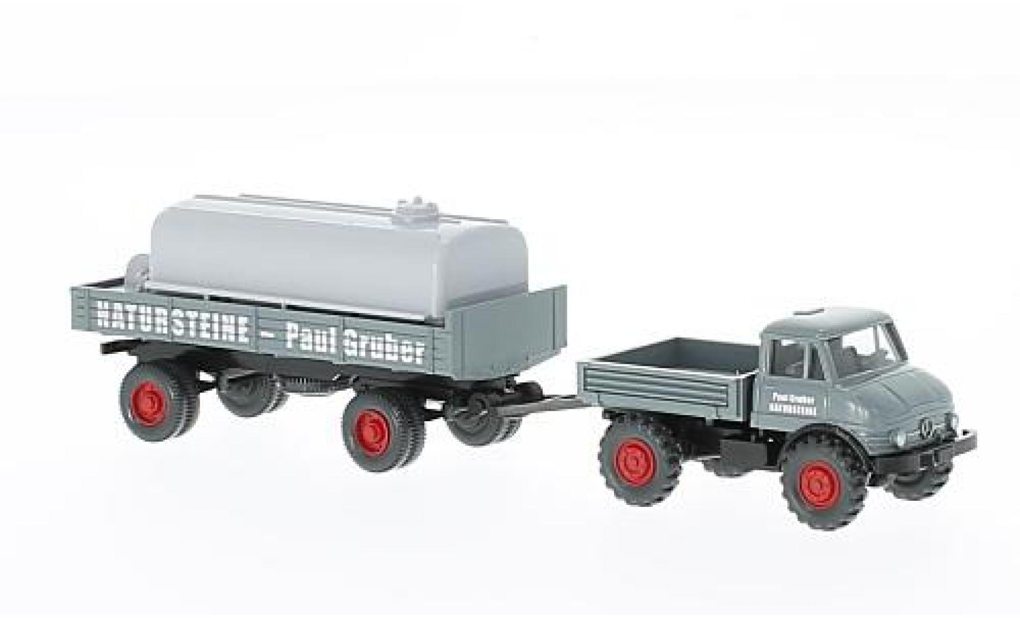 Mercedes Unimog 1/87 Wiking PMS U 406 Gruber s�rie 800 modellino in miniatura