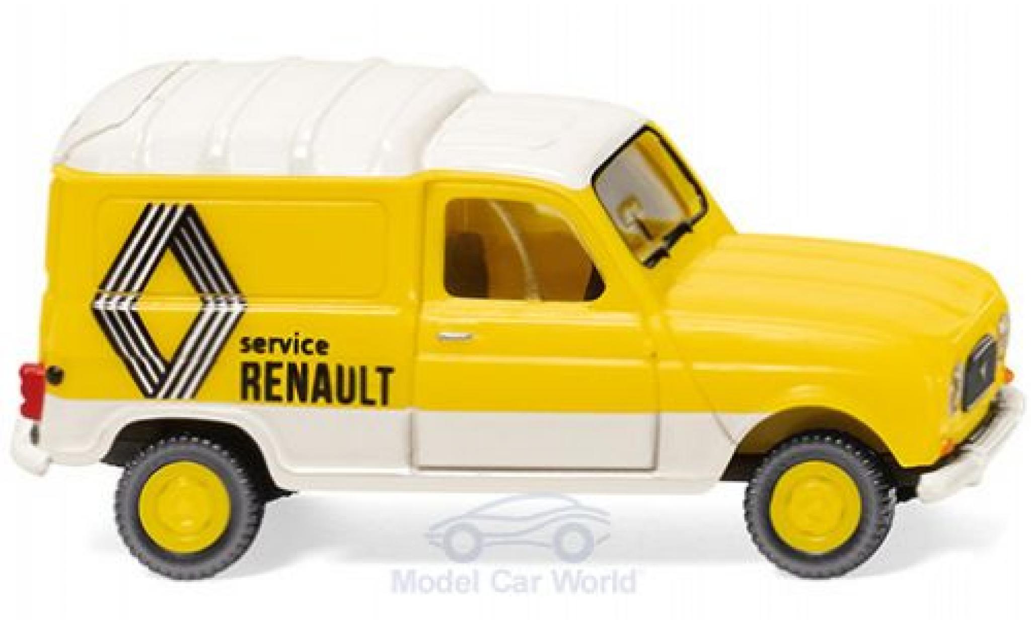 Renault 4 1/87 Wiking Kastenwagen modellino in miniatura