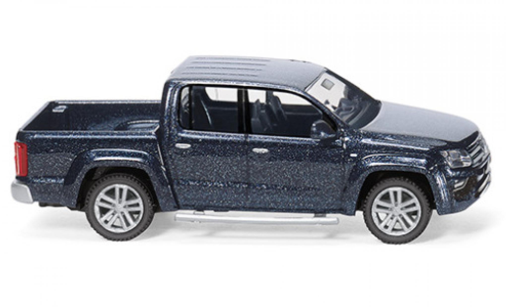 Volkswagen Amarok 1/87 Wiking GP Highline metallico blu modellino in miniatura