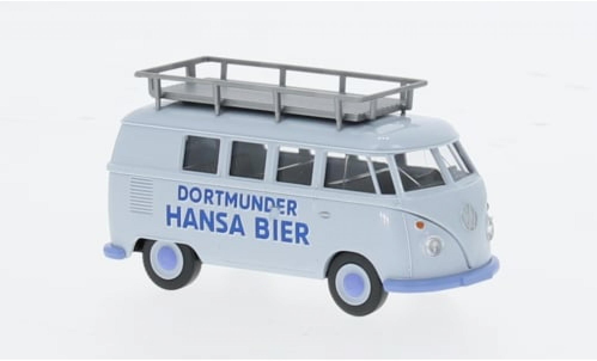 Volkswagen T1 1/87 Wiking Bus Dortmunder Hansa Bier 1963 1:87 modellino in miniatura