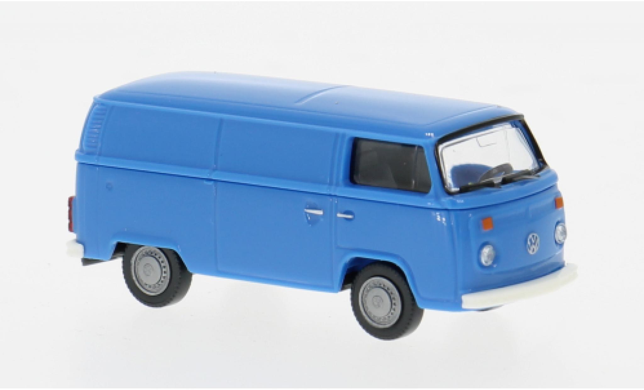 Volkswagen T2 1/87 Wiking b Kastenwagen blau 1972 1:87 modellino in miniatura