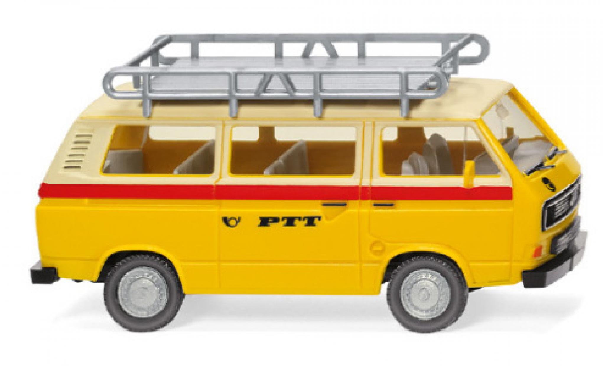 Volkswagen T3 1/87 Wiking Bus PTT 1979 modellino in miniatura