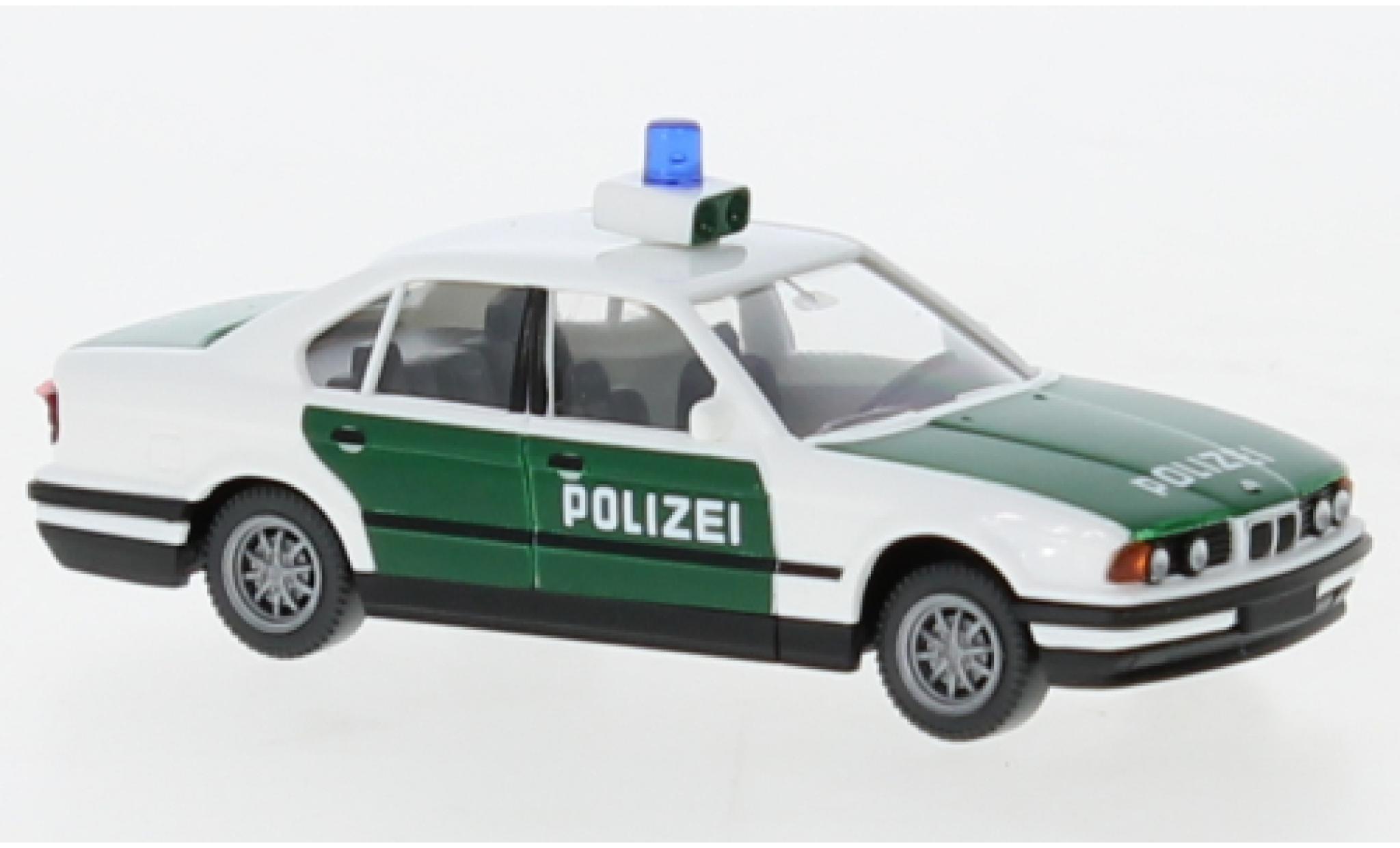 Bmw 525 1/87 Wiking i (E34) police (D) 1987 modellino in miniatura