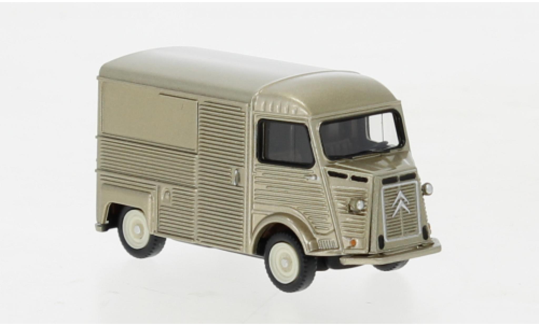 Citroen HY 1/87 Wiking Kastenwagen metallise beige 1947 modellino in miniatura
