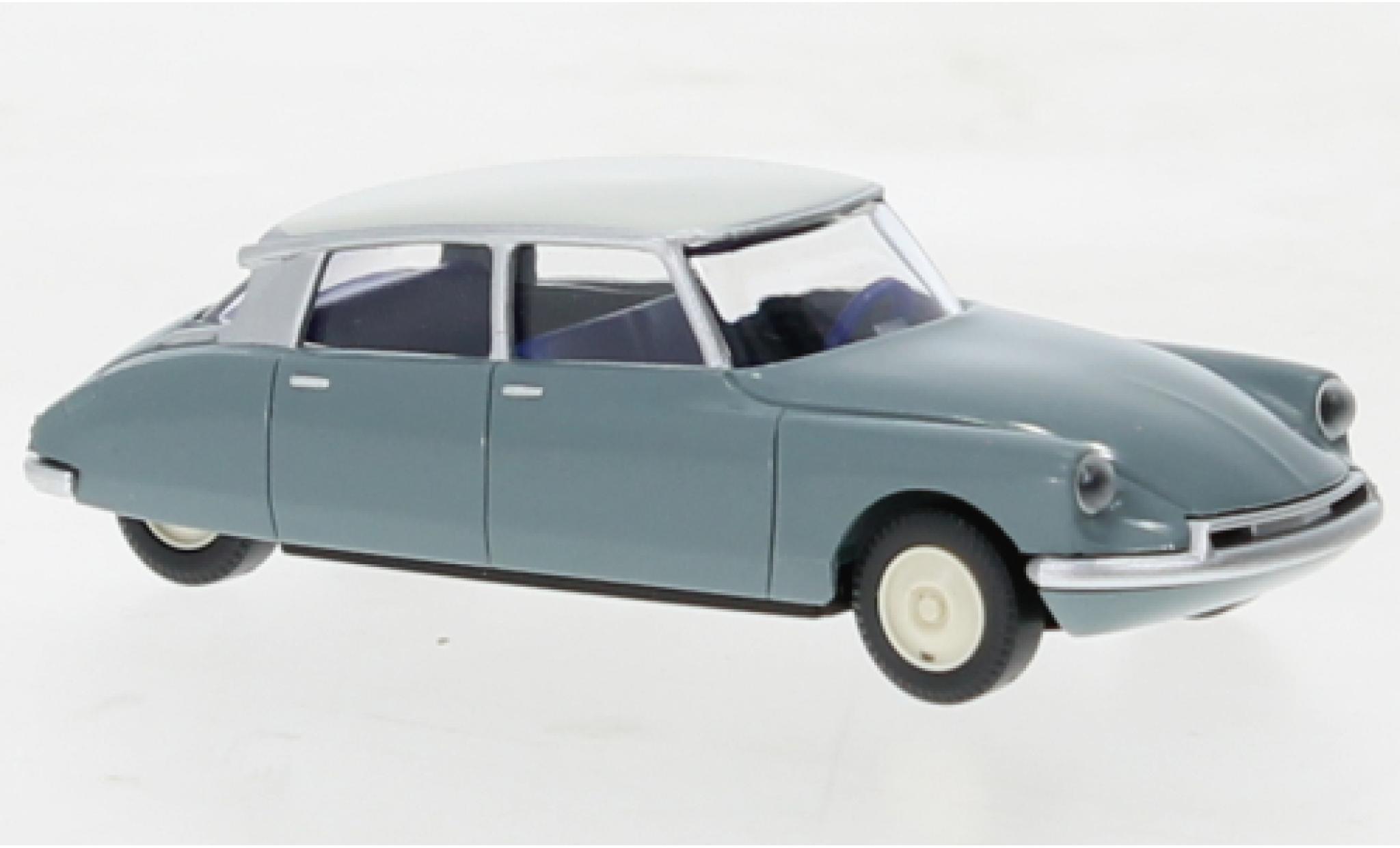 Citroen ID 19 1/87 Wiking blu/grigio 1957 modellino in miniatura