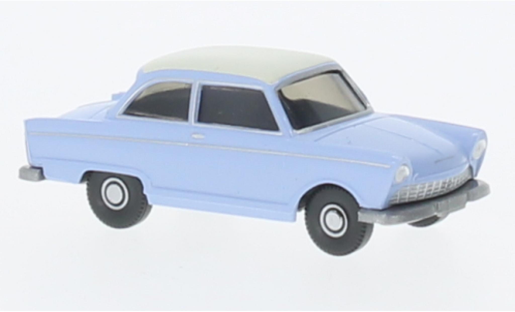 DKW Junior 1/87 Wiking de Luxe blu clair/bianco 1959 modellino in miniatura