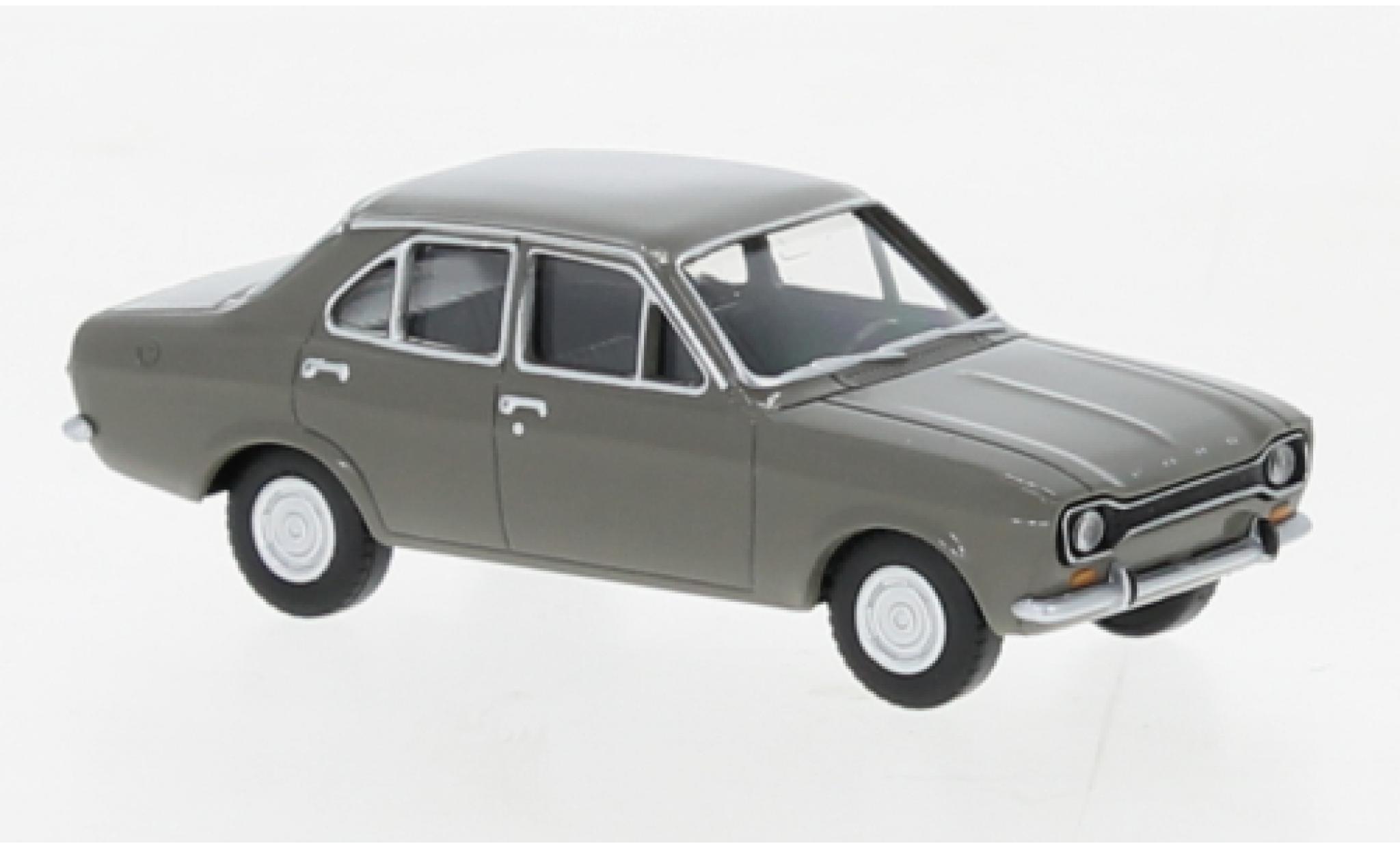 Ford Escort 1/87 Wiking MK I grigio 1968 modellino in miniatura