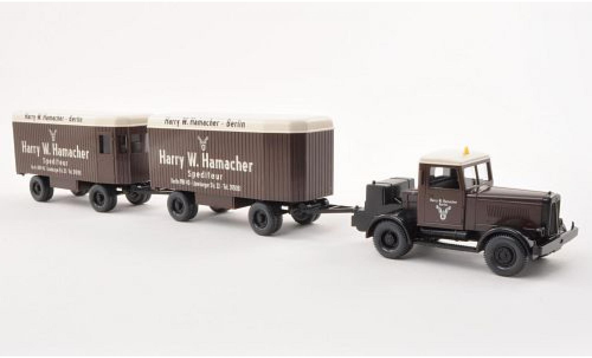 Hanomag ST 100 1/87 Wiking Harry W. Hamacher modellino in miniatura