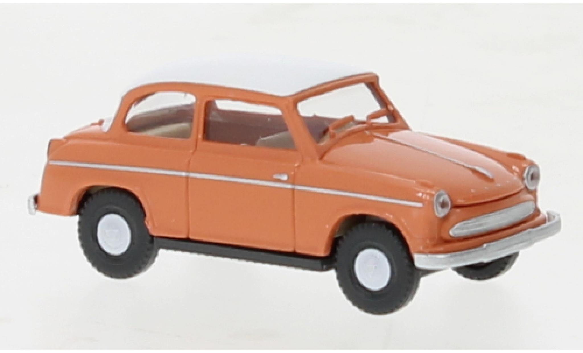 Lloyd Alexander 1/87 Wiking TS rosa/bianco 1954 modellino in miniatura