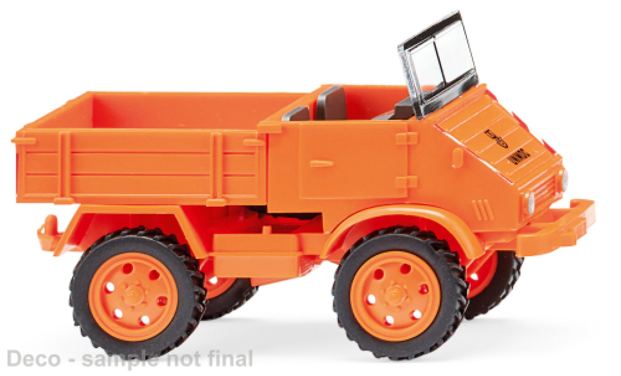Mercedes Unimog 1/87 Wiking U411 local modellino in miniatura