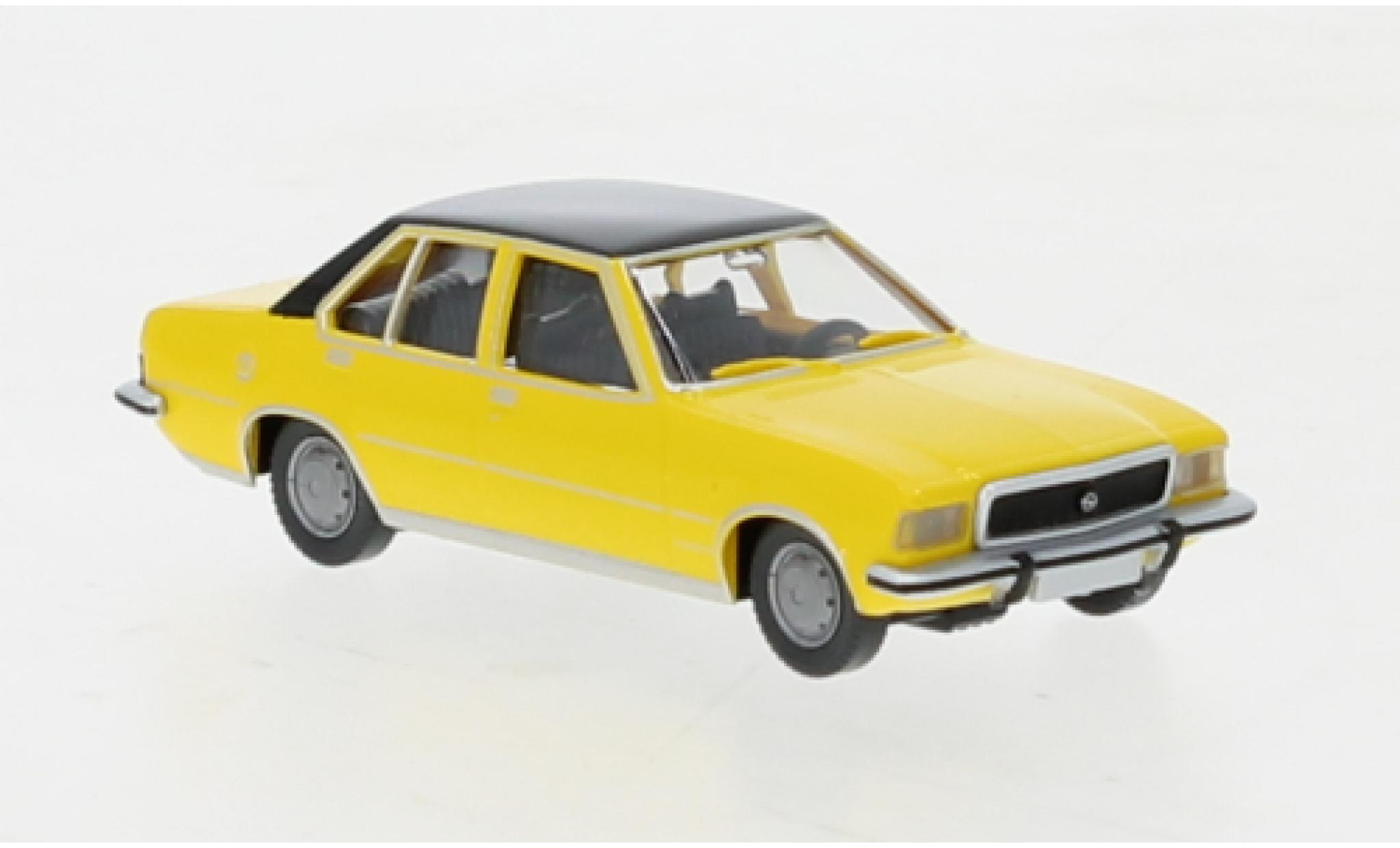 Opel Commodore 1/87 Wiking B giallo/nero 1972 modellino in miniatura