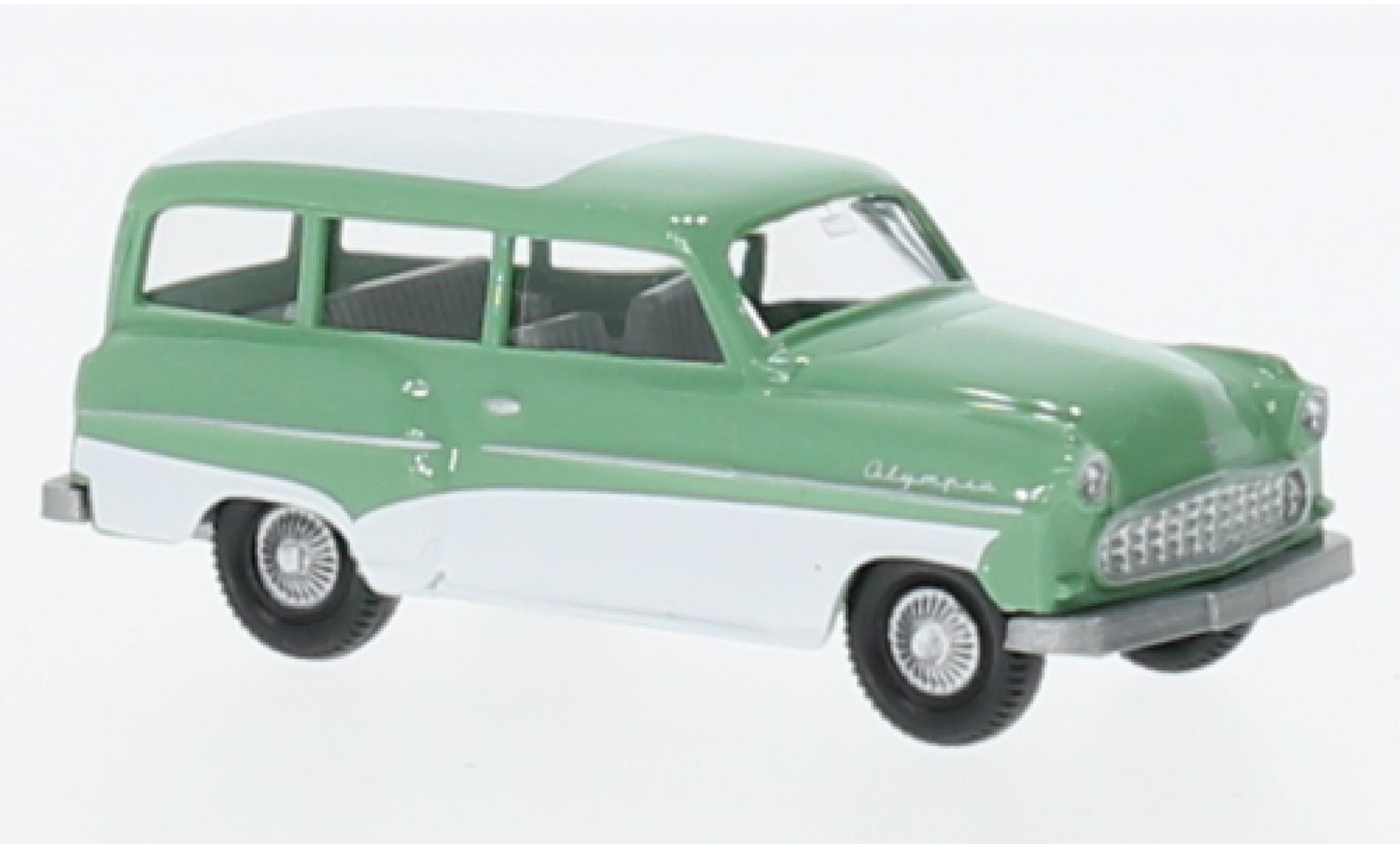 Opel Olympia 1/87 Wiking CaraVan la chaux/bianco 1957 modellino in miniatura